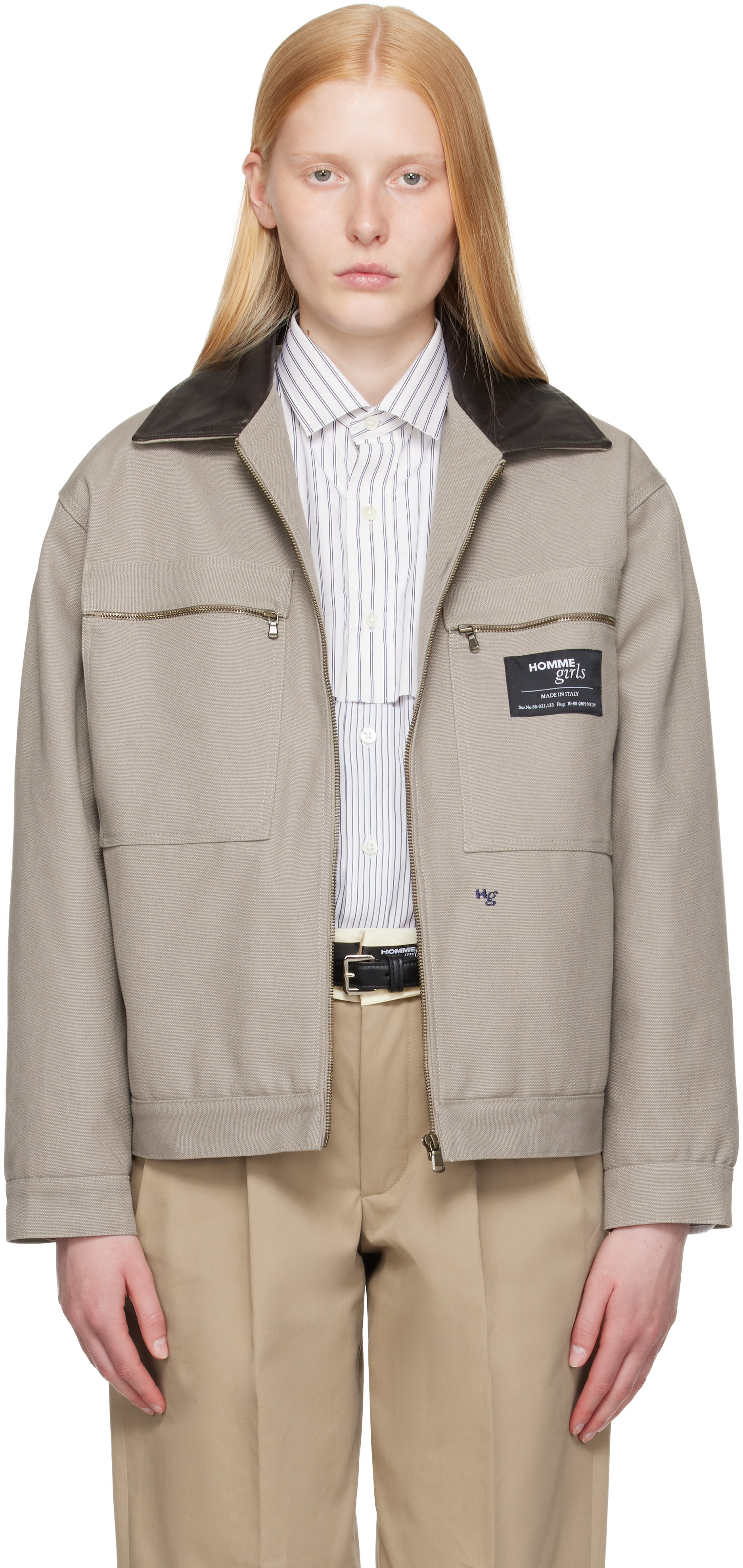 Gray Work Jacket
