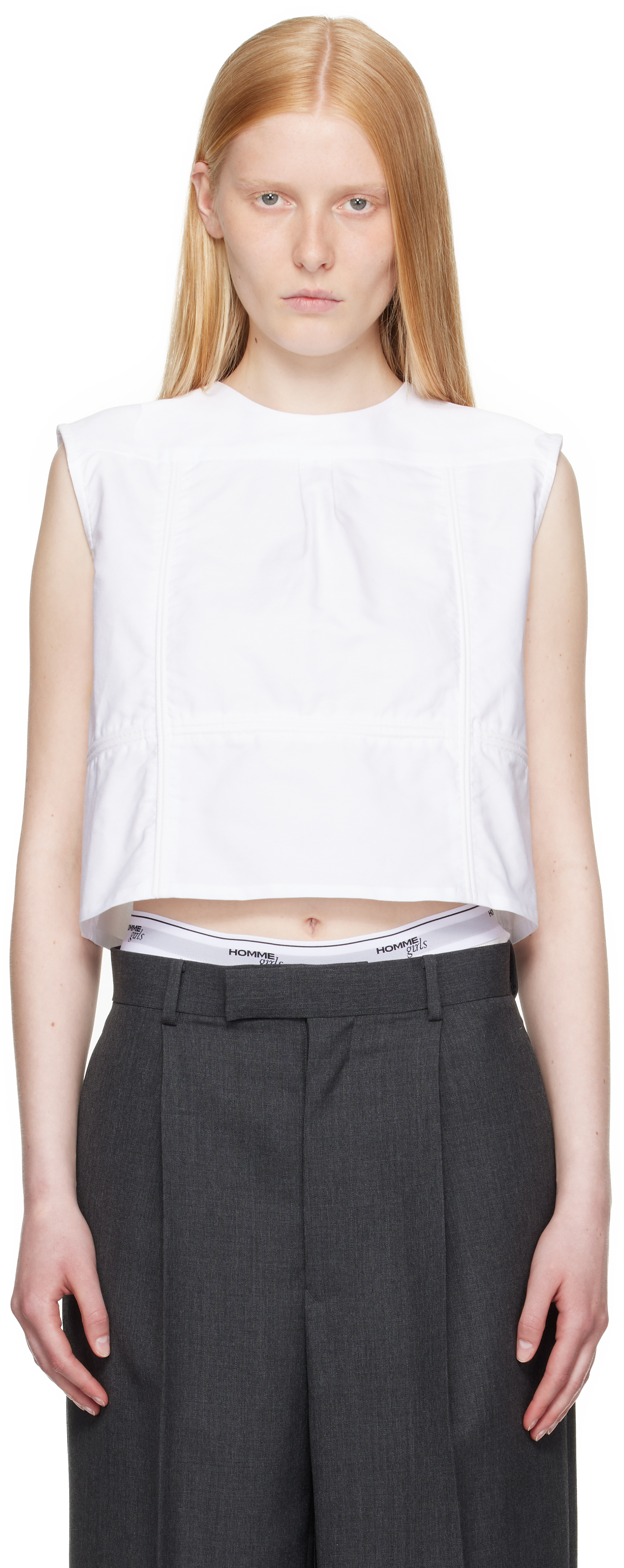 White Shell Top