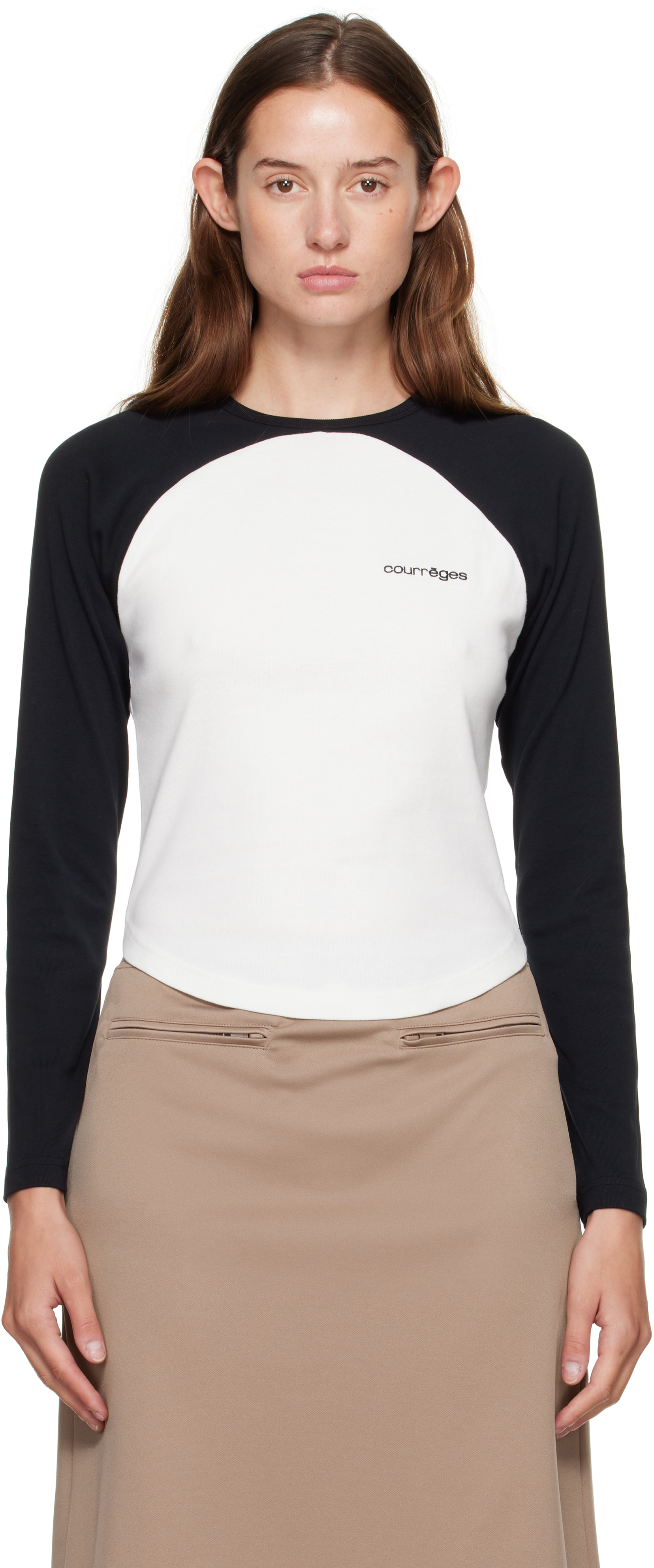 Courrèges✨トップス REEDITION RIB KNIT MOCKNECK SWEATER - courrèges