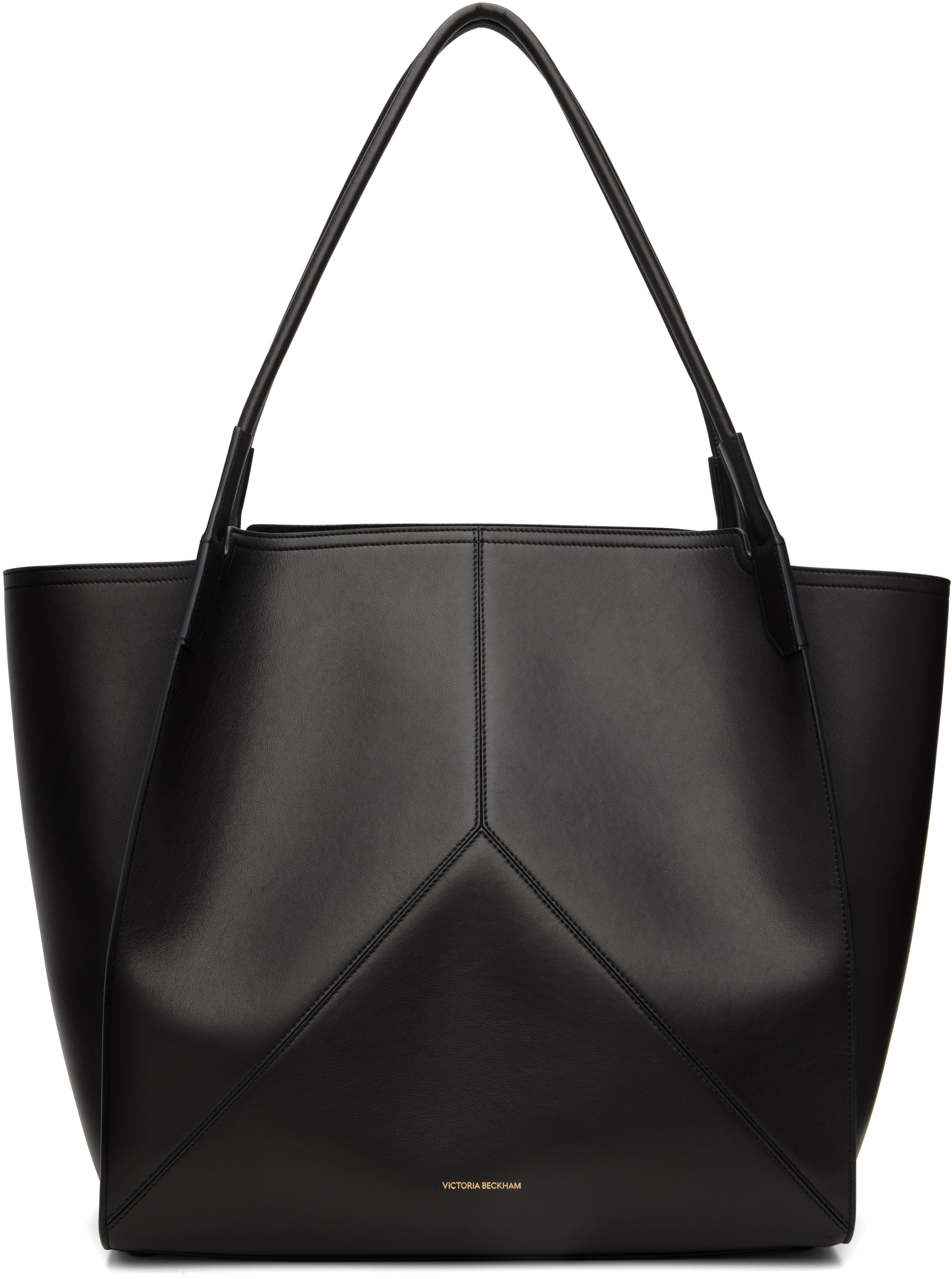Black 'Victoria' Soft Leather Tote