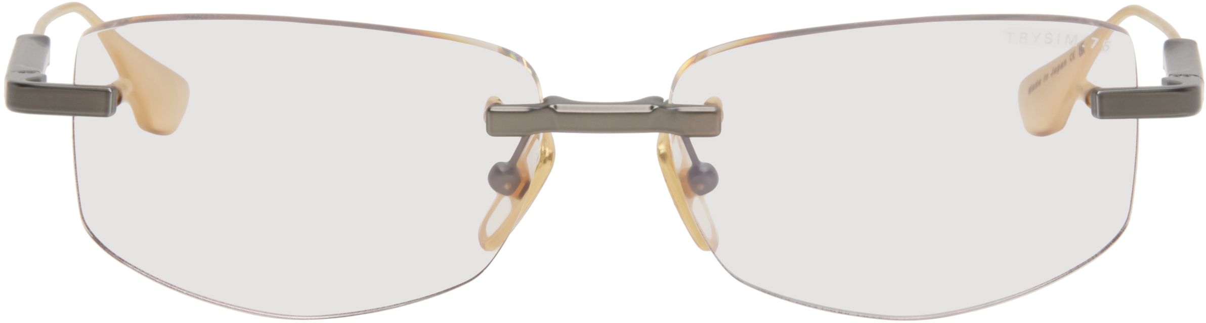 Gunmetal & Gold TRYSIM.75 Glasses