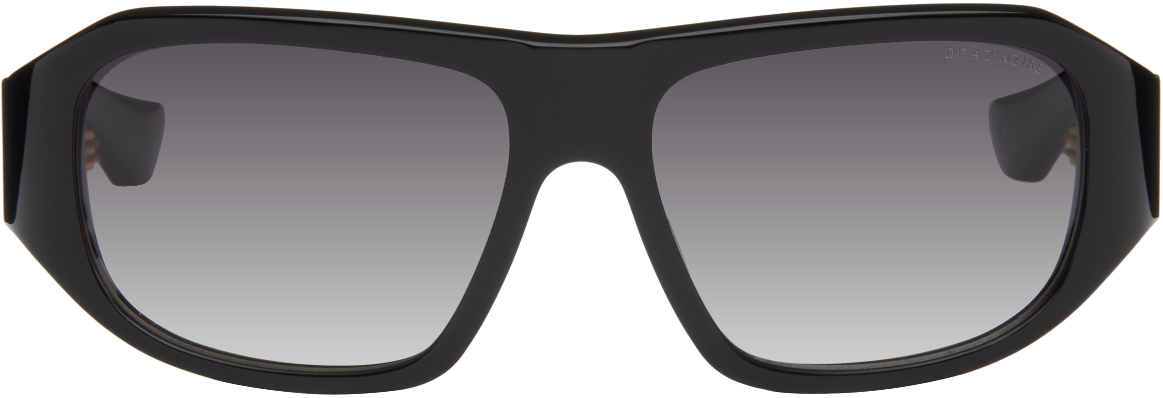 Dita: ブラック ZINZIRE サングラス | SSENSE 日本