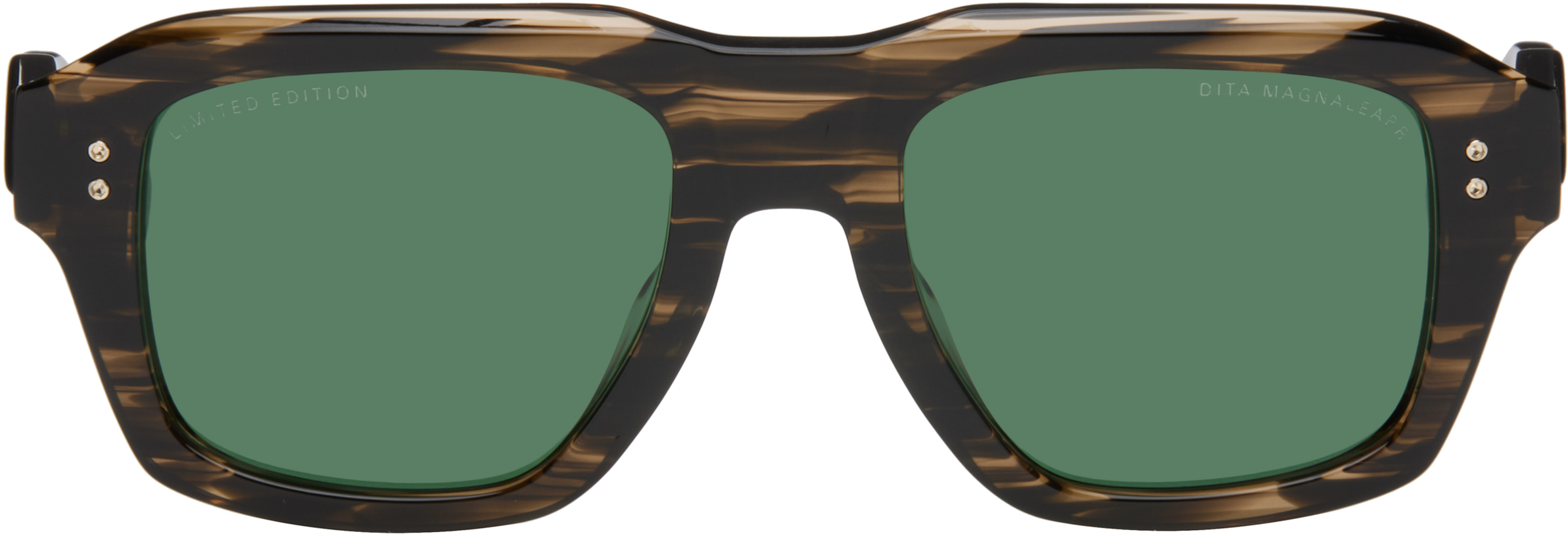 Brown MAGNALEAPR Limited Edition Sunglasses