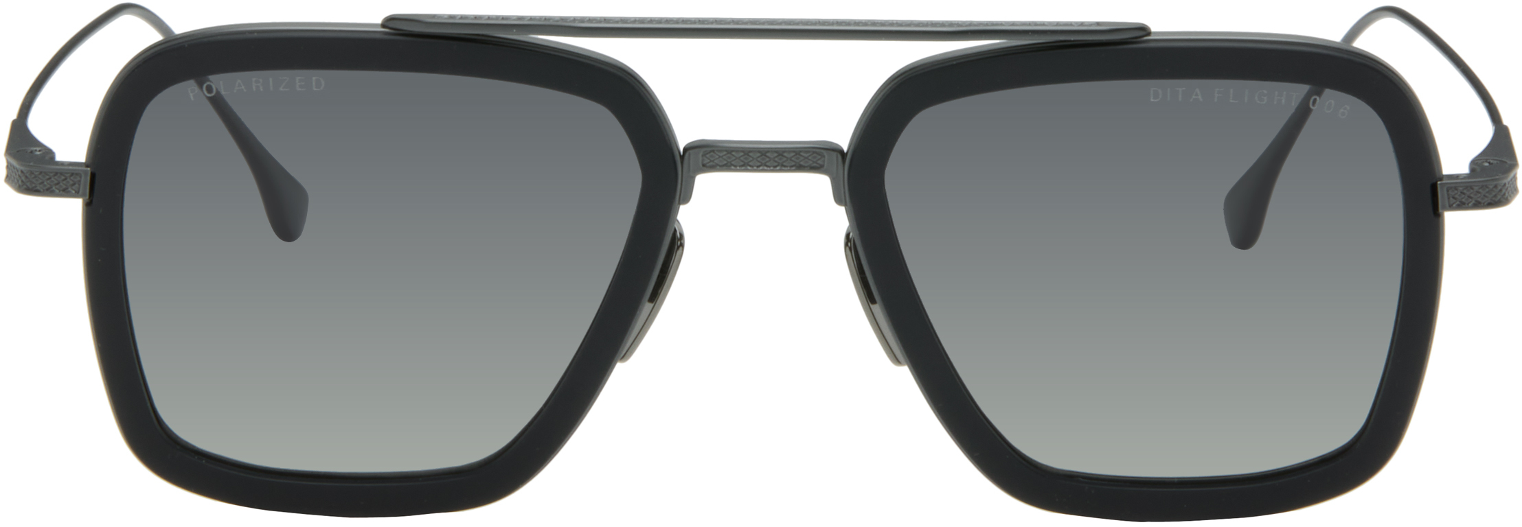 Dita: ブラック FLIGHT.006 サングラス | SSENSE 日本