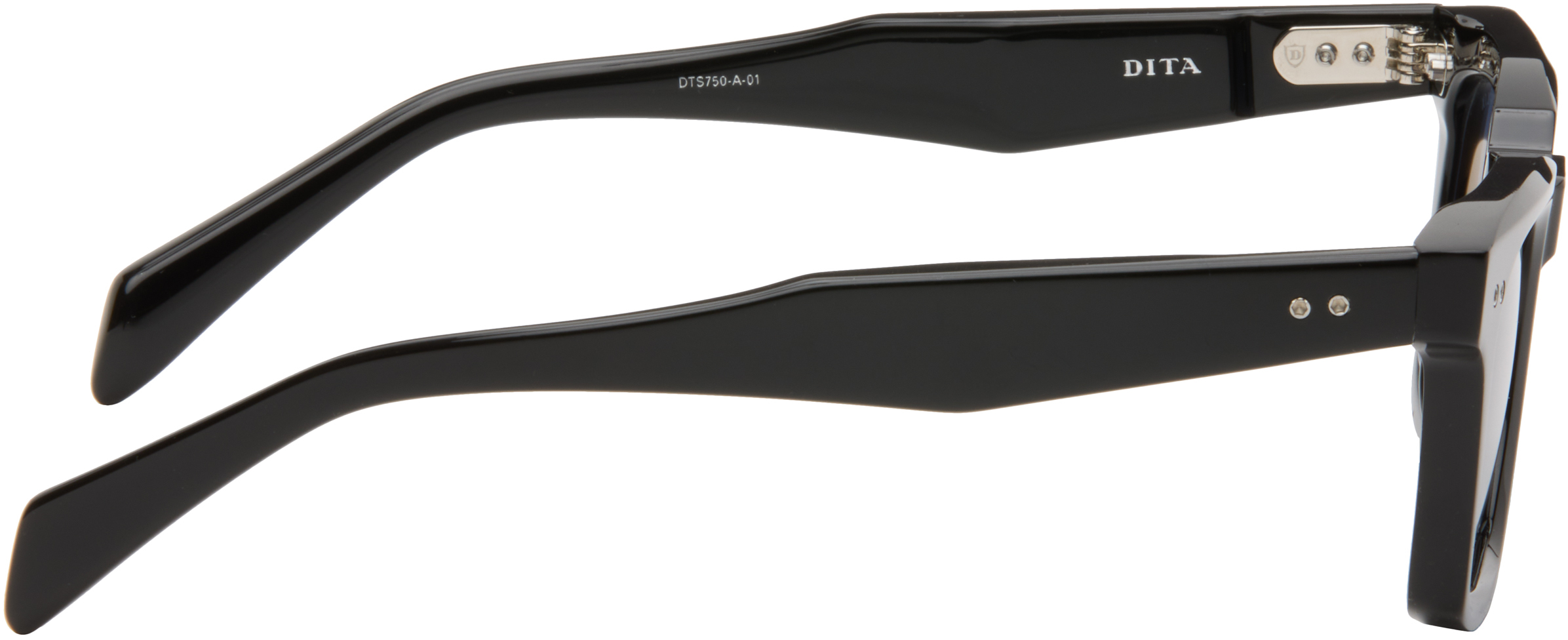 Dita Black Monolix Sunglasses In Black