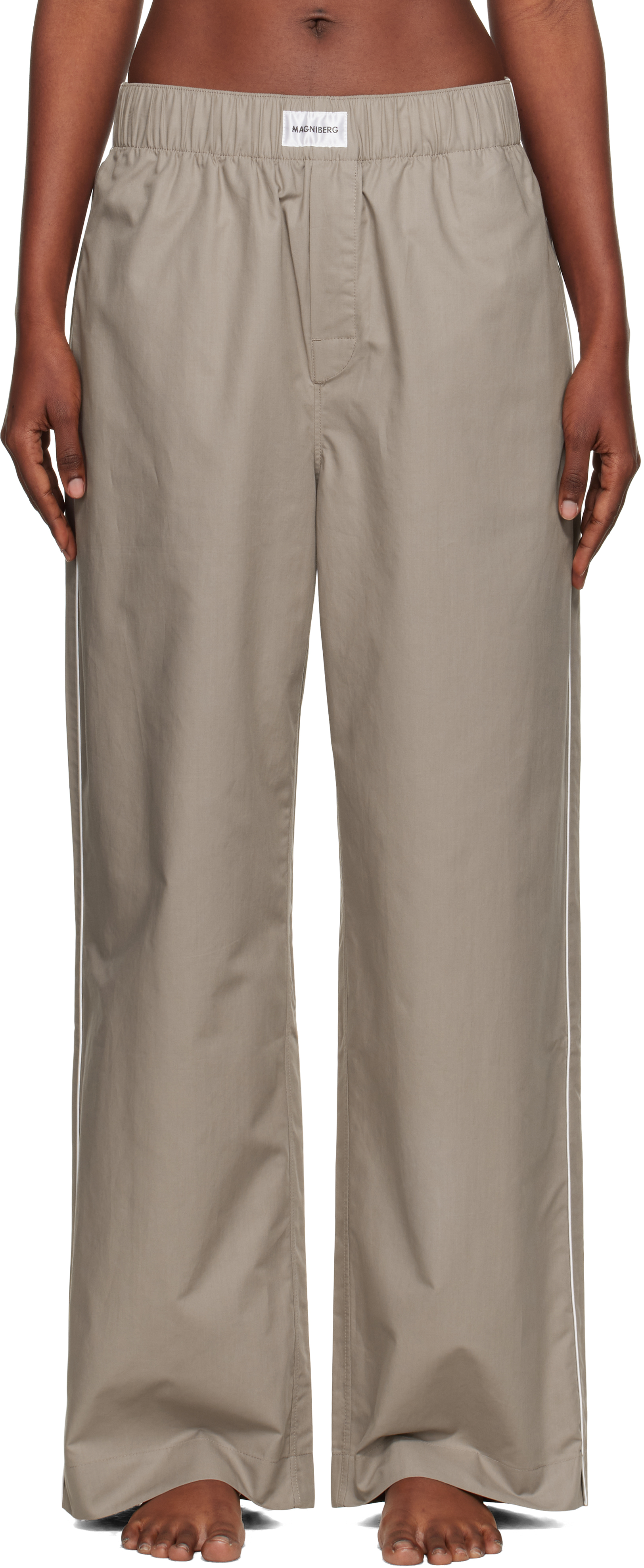 Magniberg Taupe Dolce Pyjama Pants In Neutral