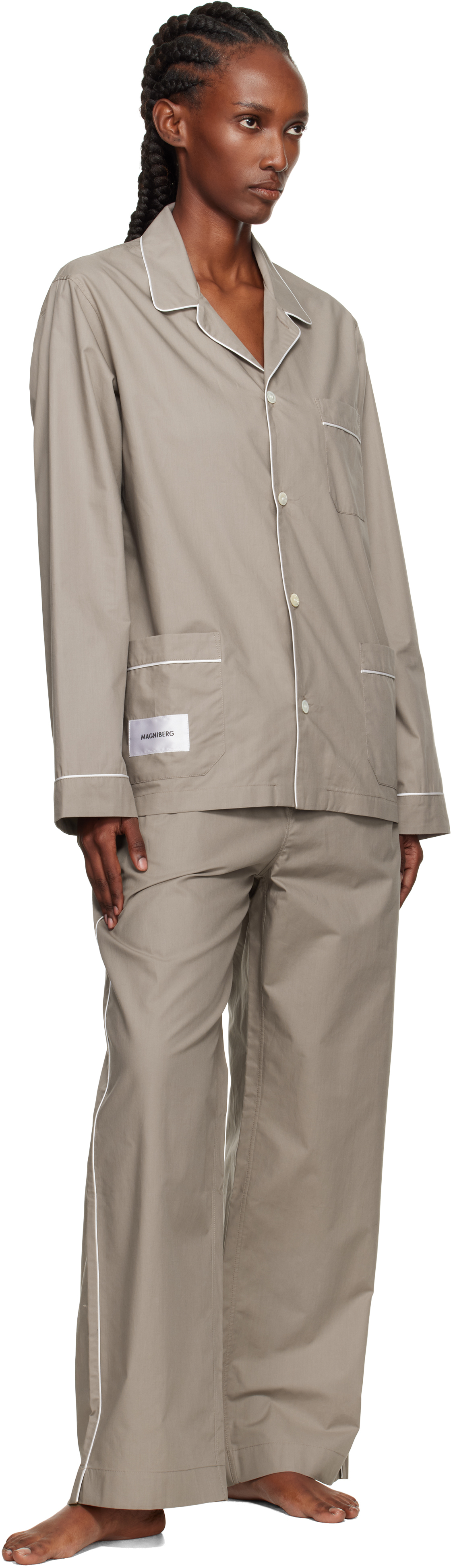 Magniberg Taupe Dolce Pyjama Pants In Neutral