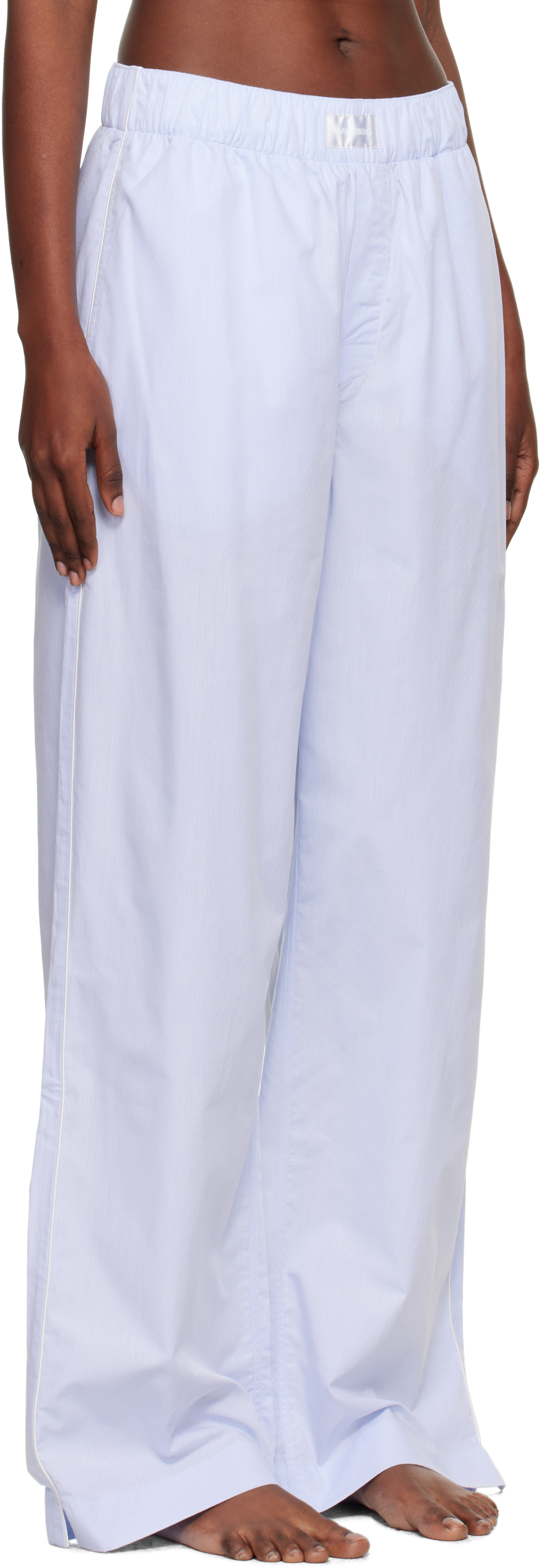 Magniberg Blue Dolce Pjyama Pants In White