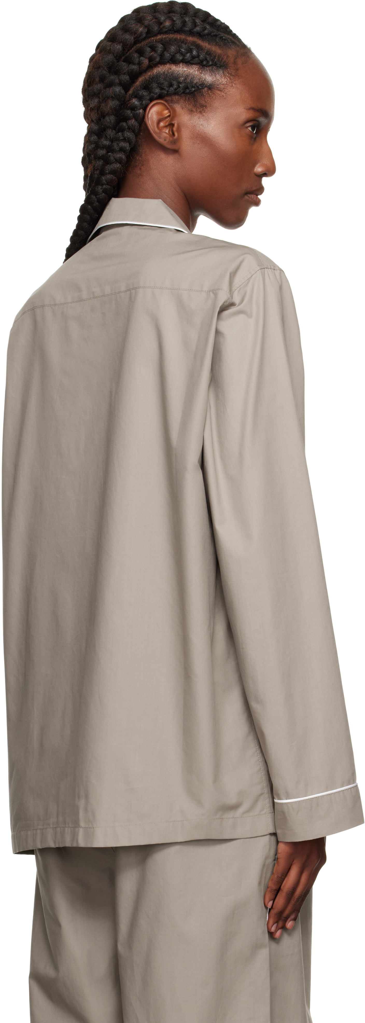 Magniberg Taupe Dolce Pyjama Shirt In Gray