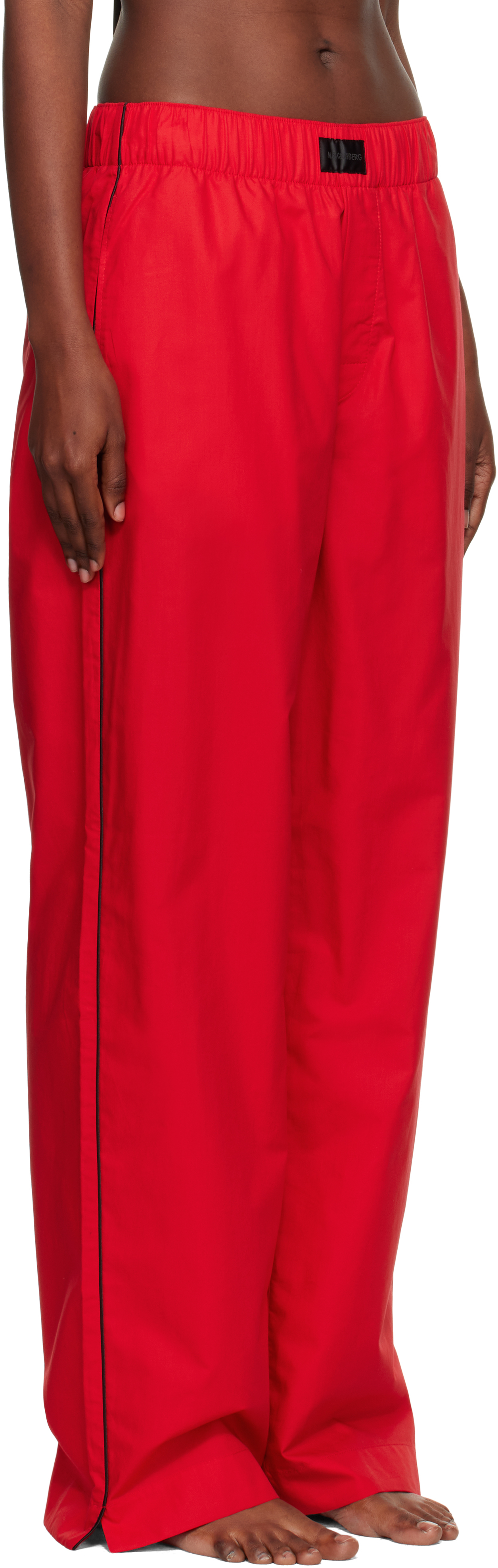 Magniberg Red Dolce Pyjama Pants In Red