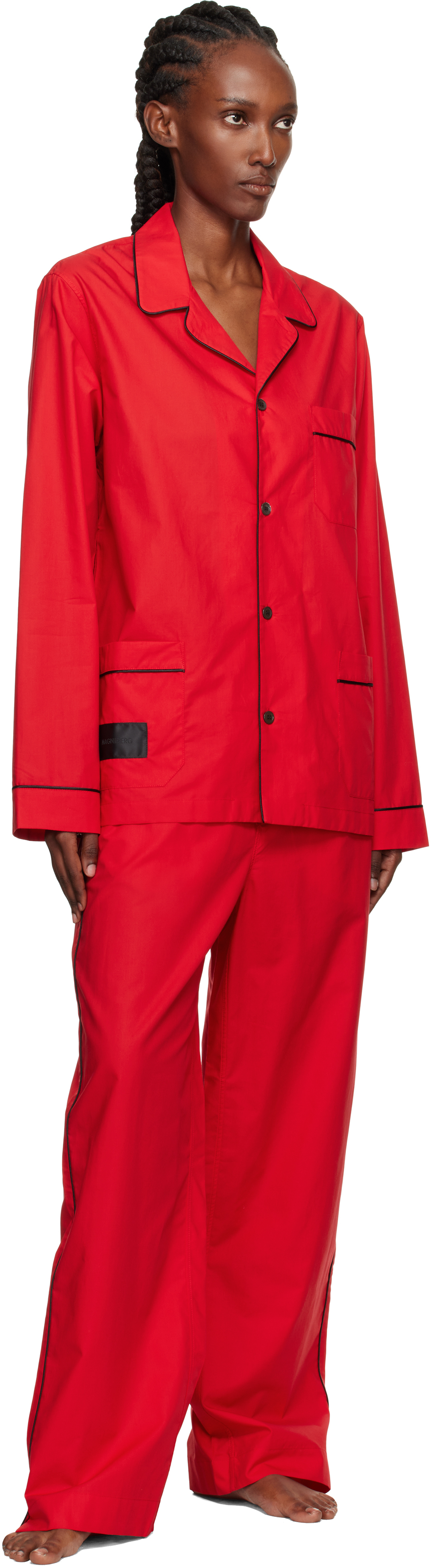 Magniberg Red Dolce Pyjama Pants In Red