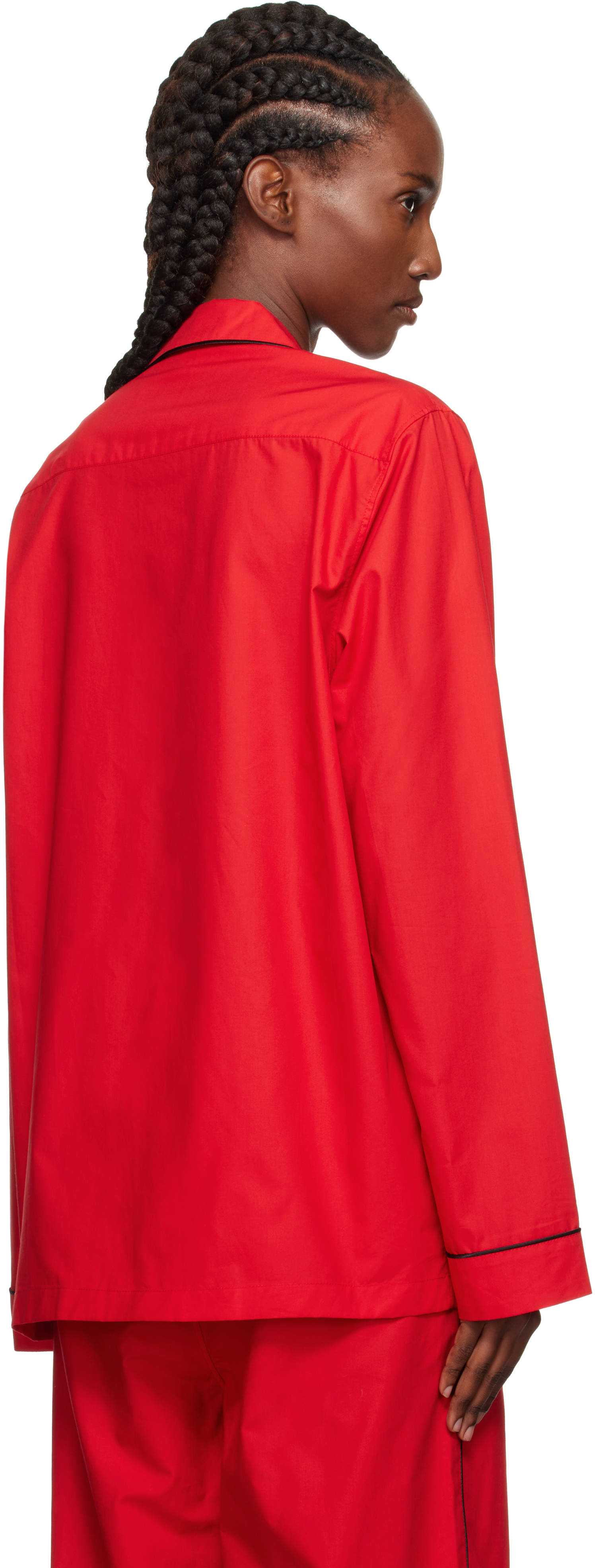 Magniberg Red Dolce Pyjama Shirt In Red