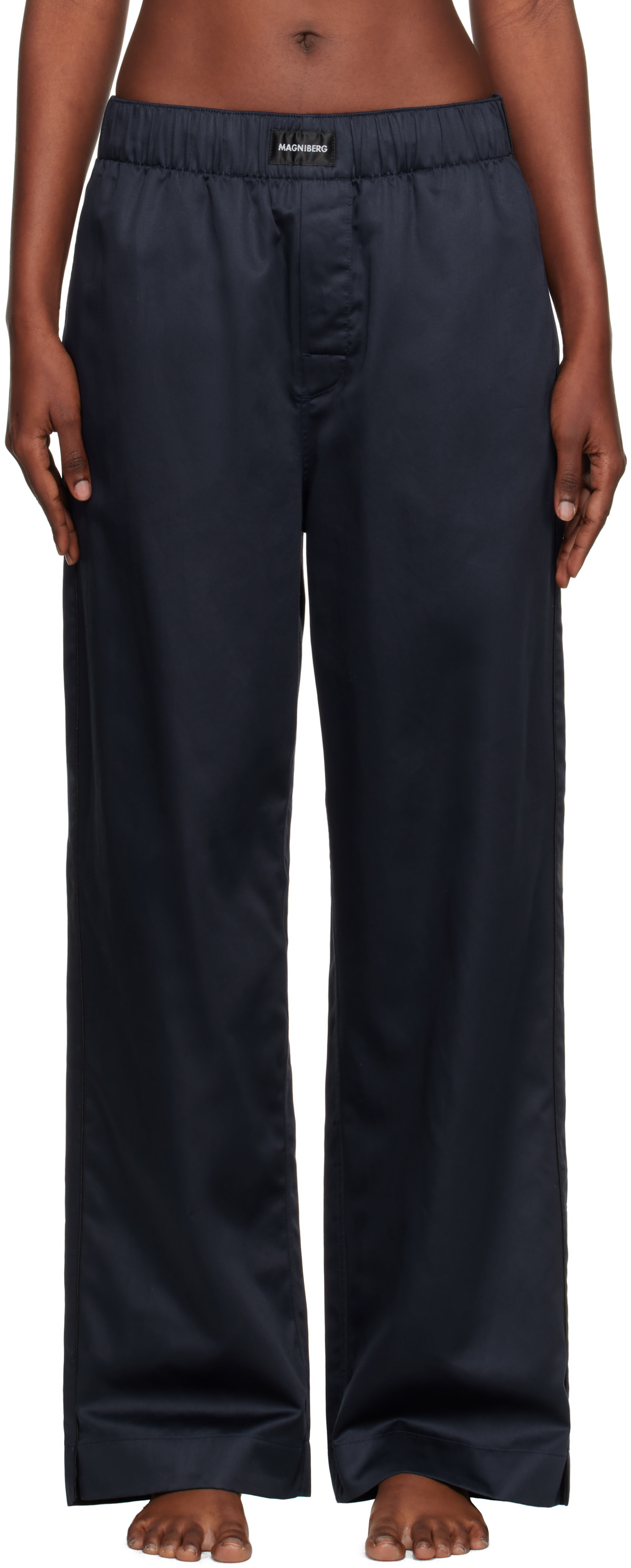 Magniberg Navy Sorbetto Pyjama Pants In Blue