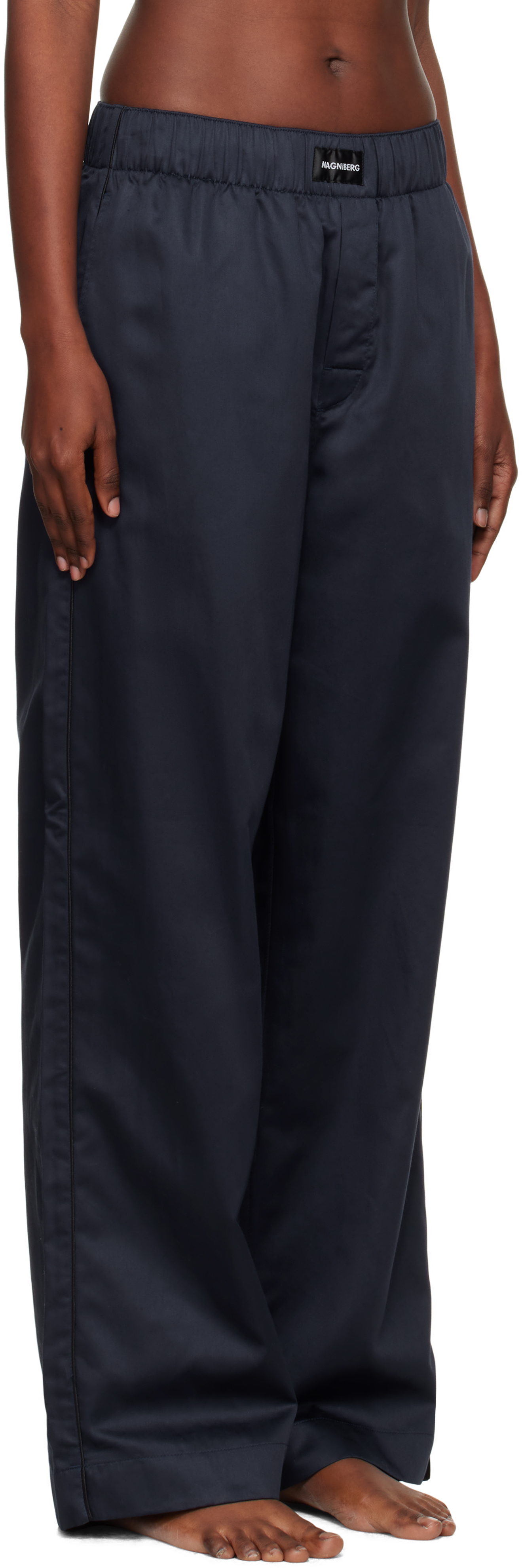 Magniberg Navy Sorbetto Pyjama Pants In Blue