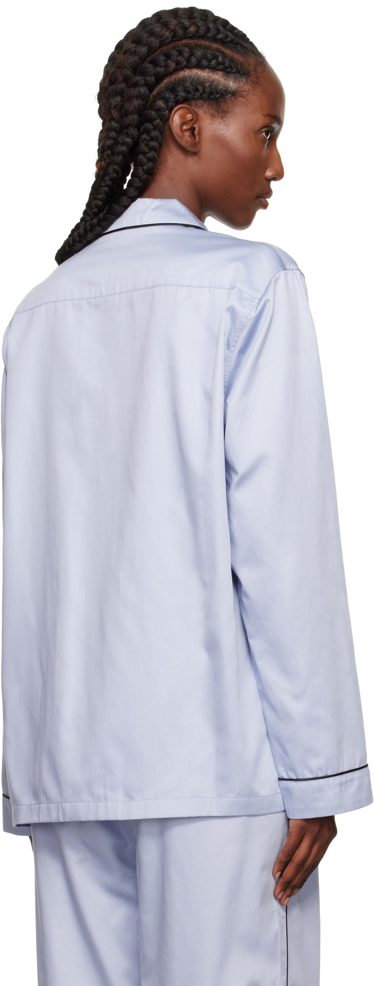 Magniberg Blue Sorbetto Pyjama Shirt In Blue