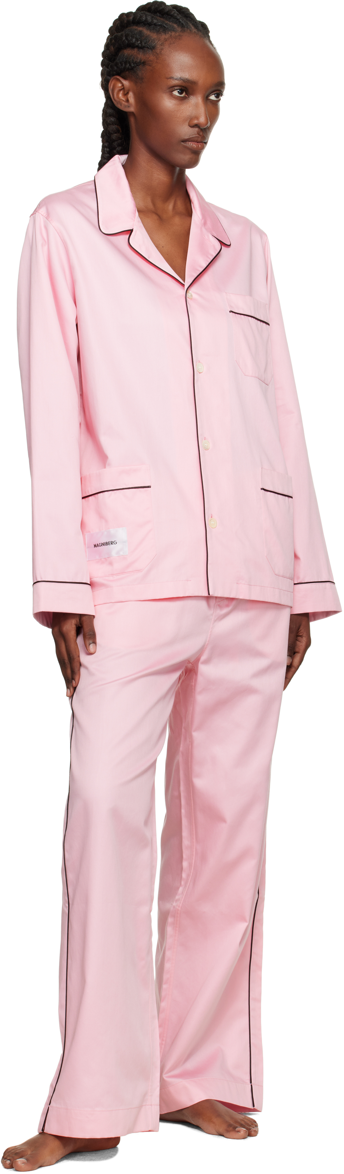 Magniberg Pink Sorbetto Pyjama Pants In Pink
