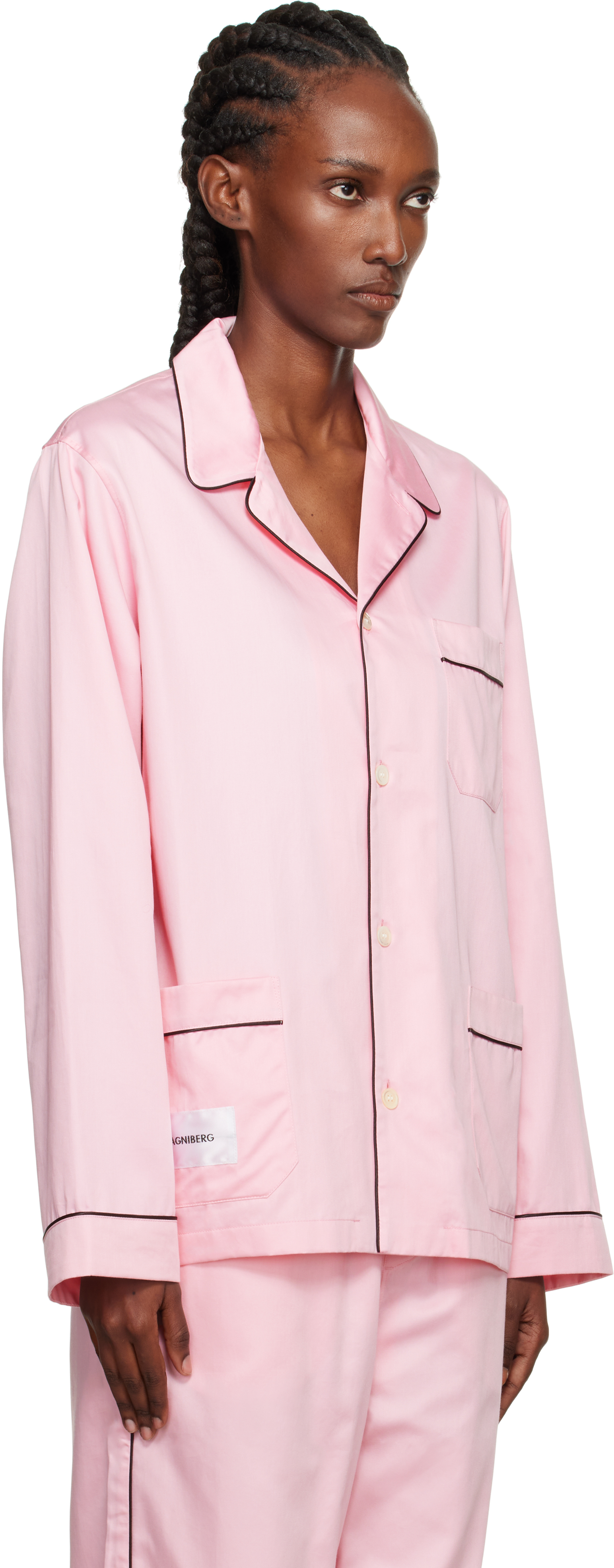 Magniberg Pink Sorbetto Pyjama Shirt In Pink