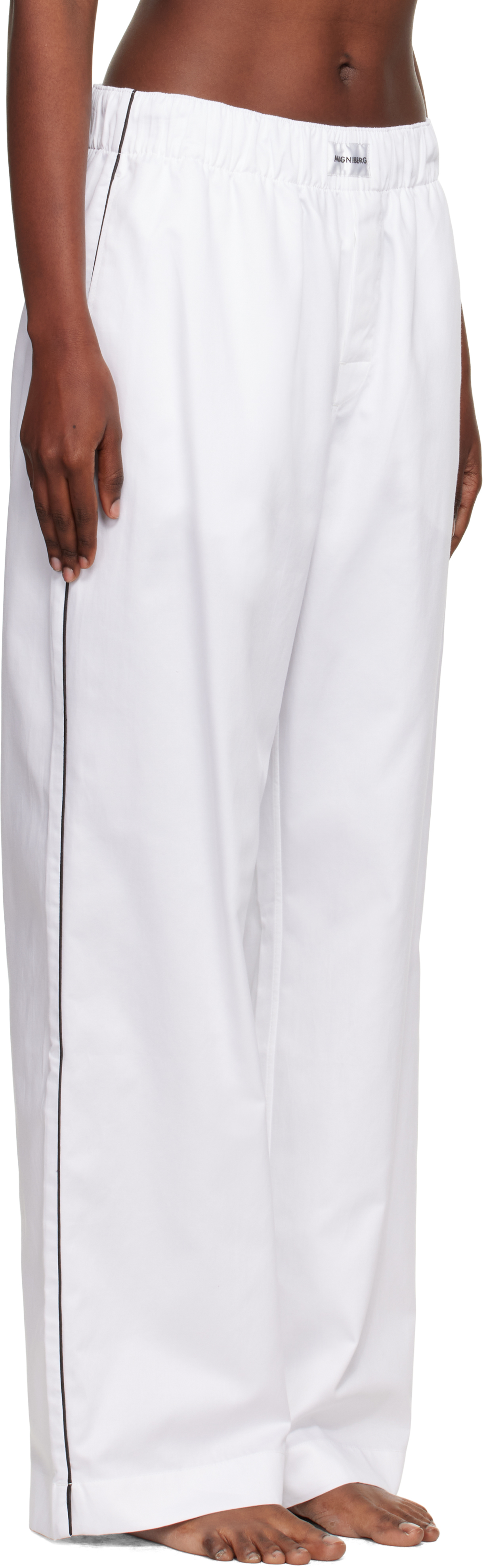 Magniberg White Sorbetto Pyjama Pants In White