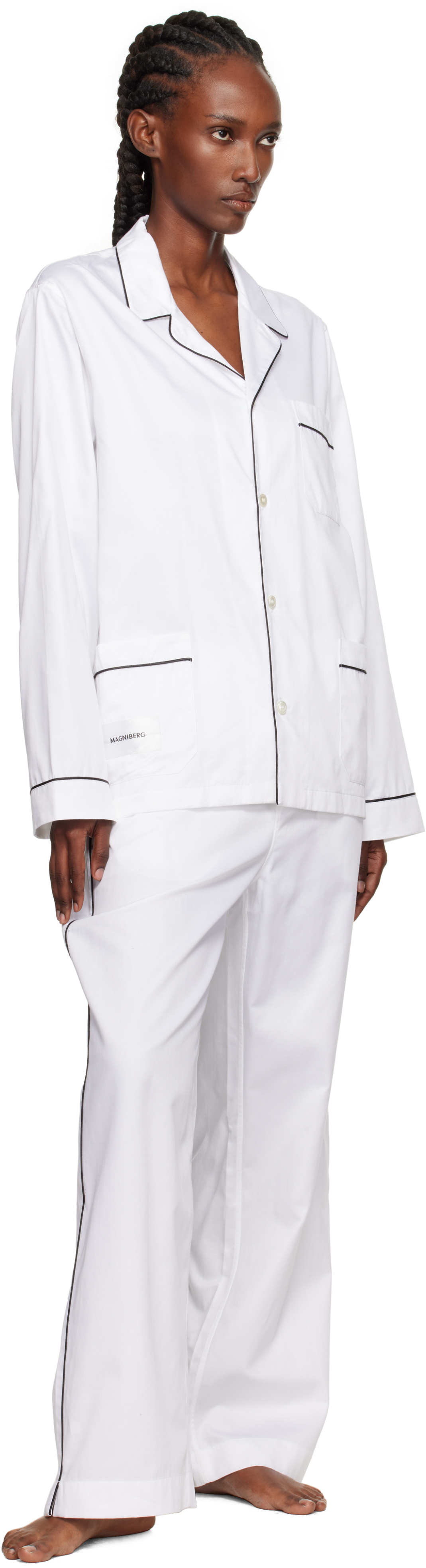 Magniberg White Sorbetto Pyjama Pants In White