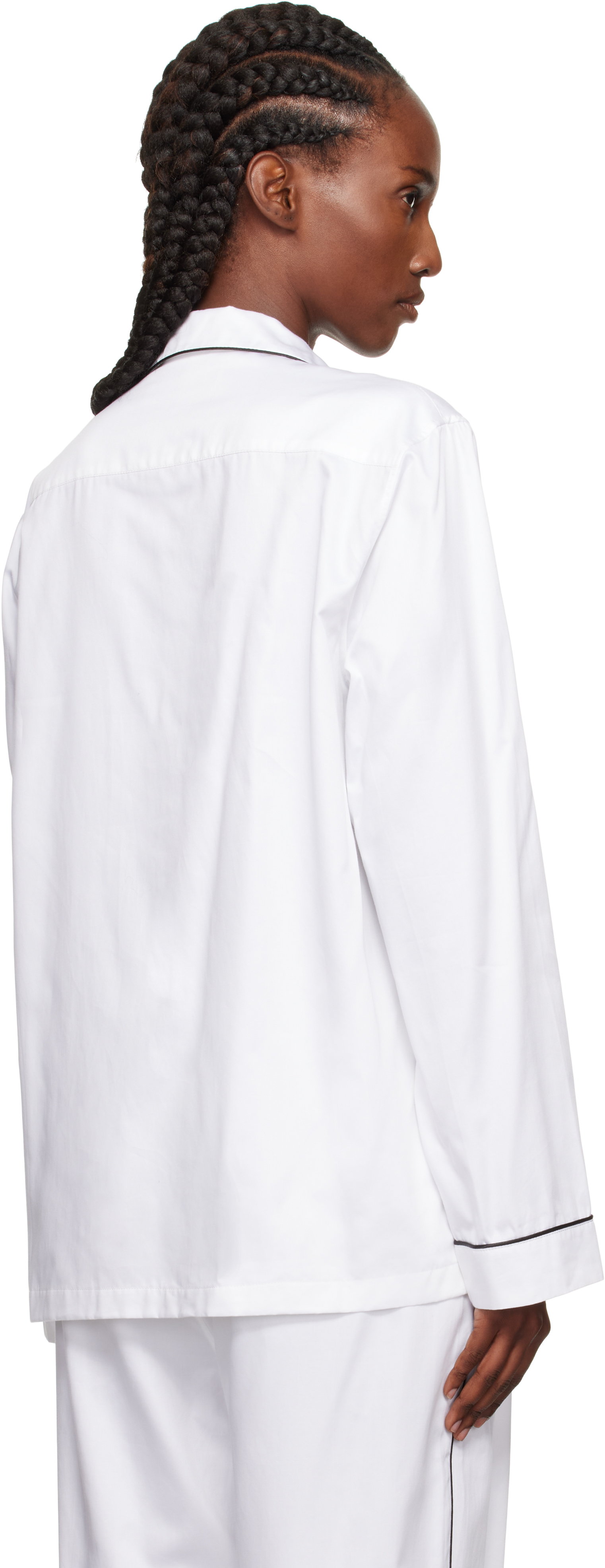 Magniberg White Sorbetto Pyjama Shirt In White