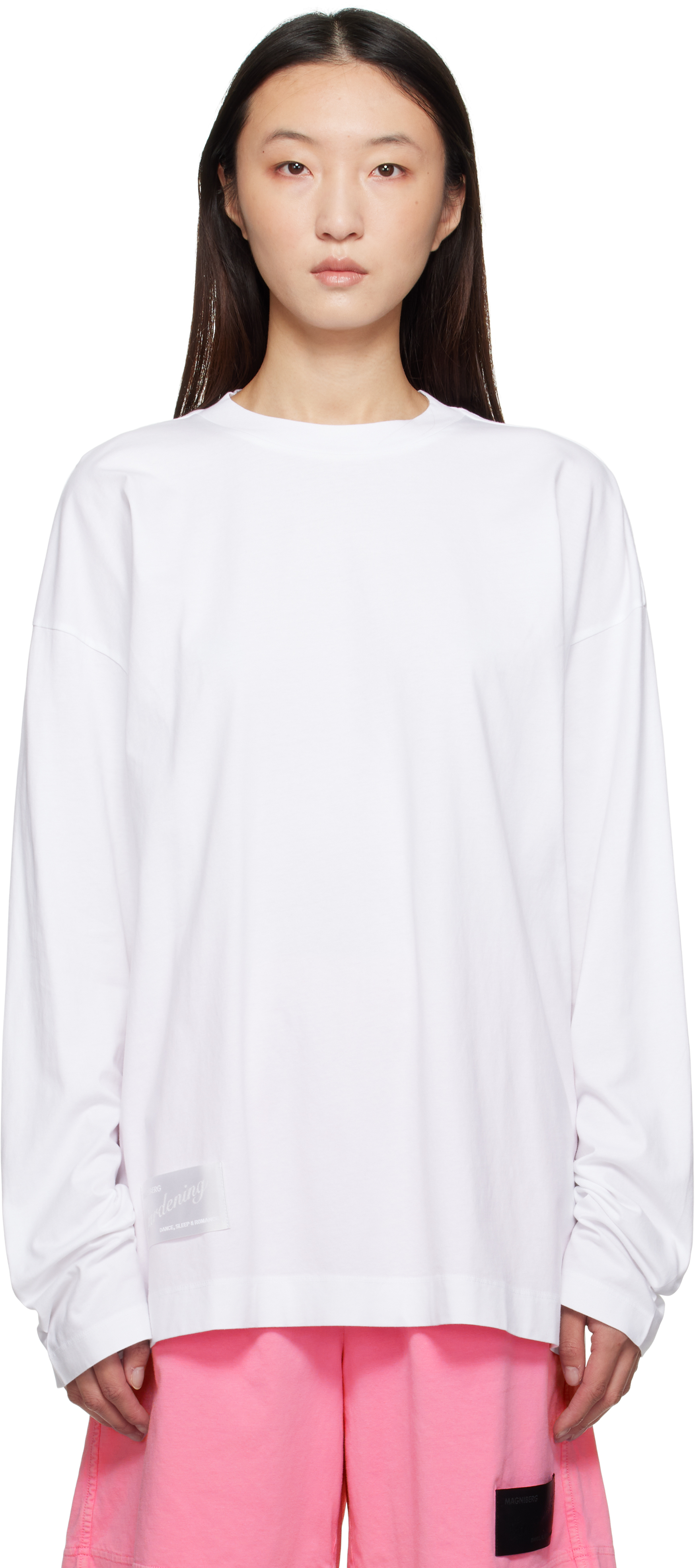Magniberg White Full Long Sleeve T-shirt