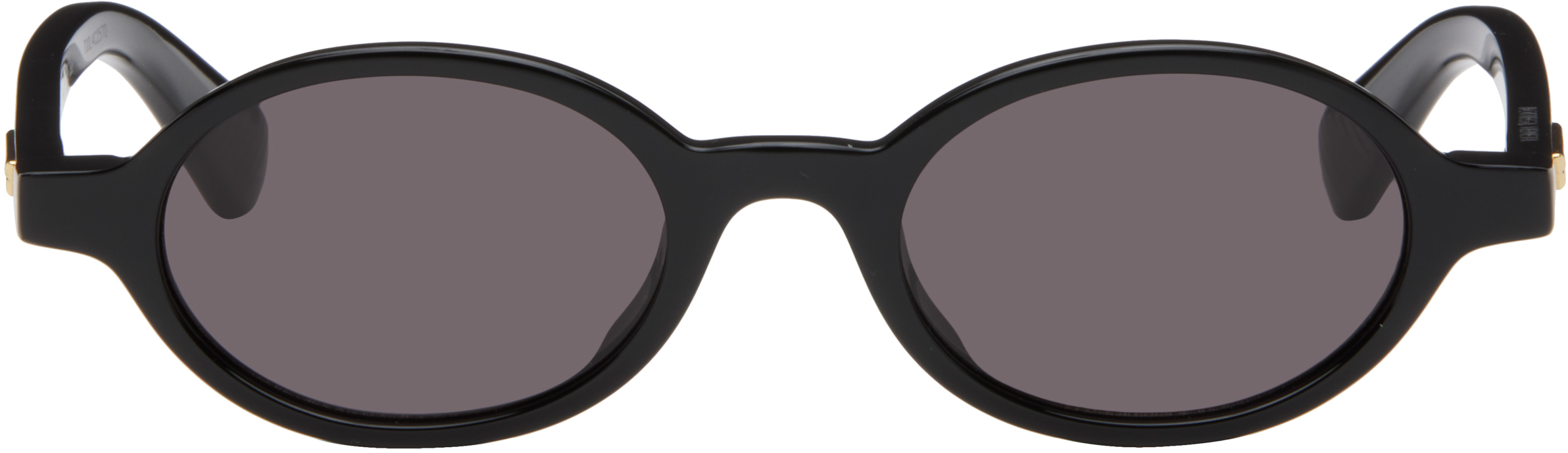 Black Classic Oval Sunglasses