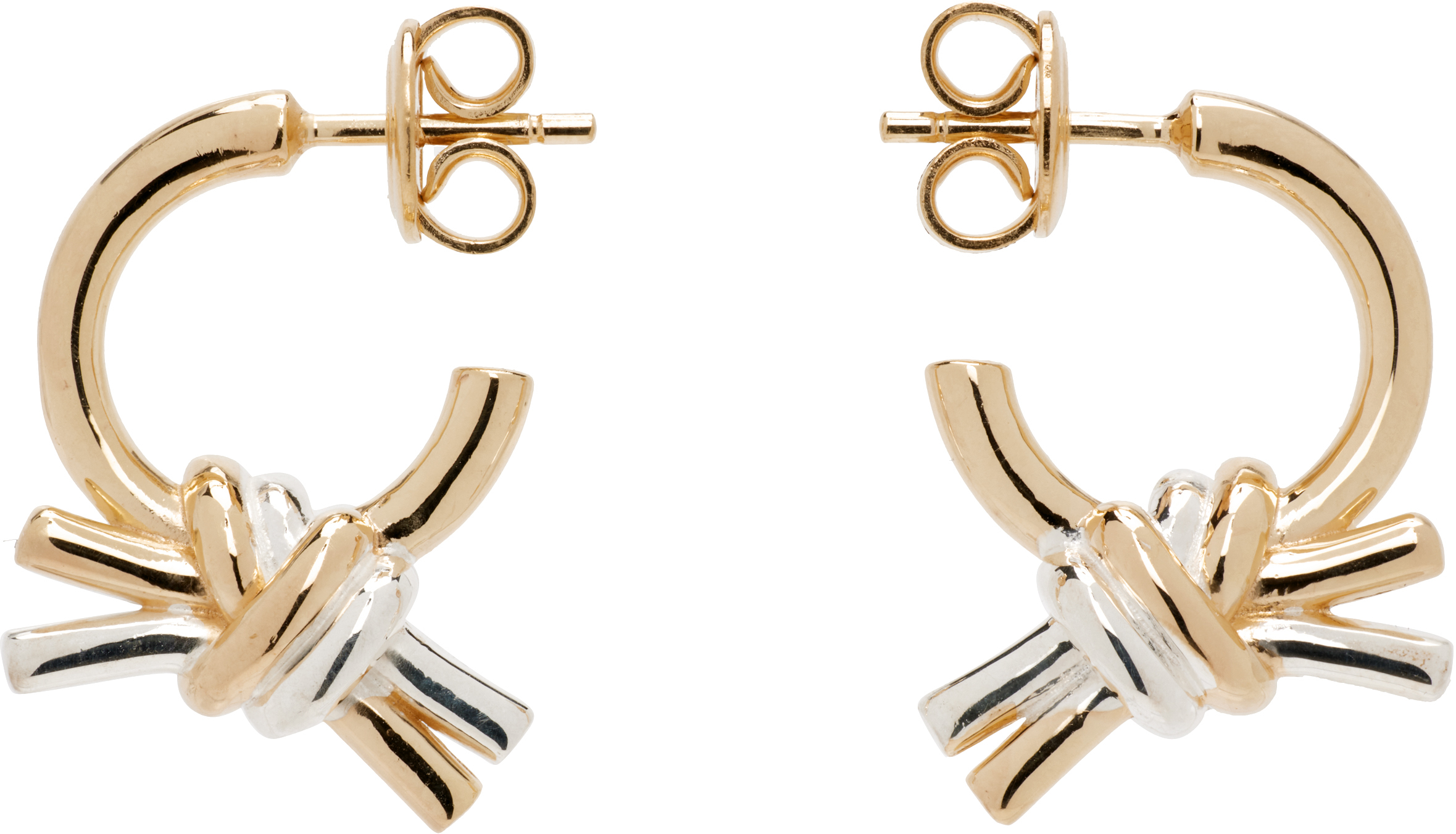 【BOTTEGA VENETA】CIRCULAR KNOT EARRINGS Bottega Veneta Knot Earrings - Meghan Maven