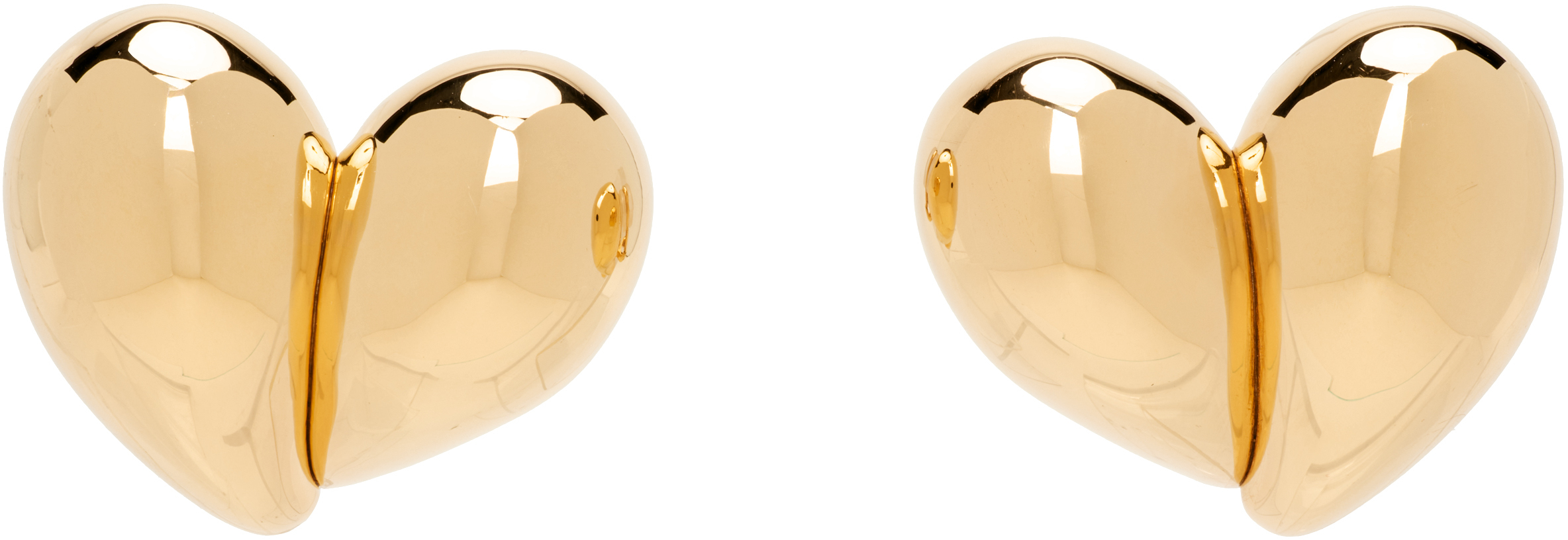Bottega Veneta Drop Clip-on Earrings In Gold
