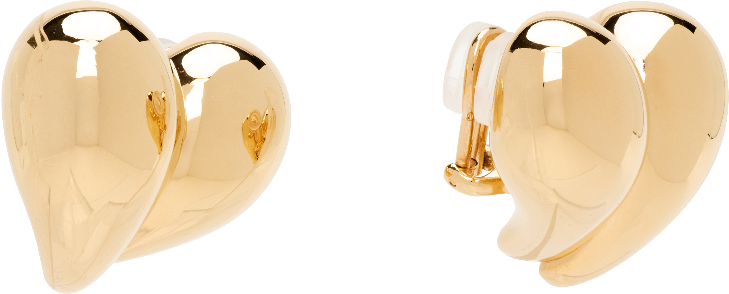 Bottega Veneta Drop Clip-on Earrings In Gold