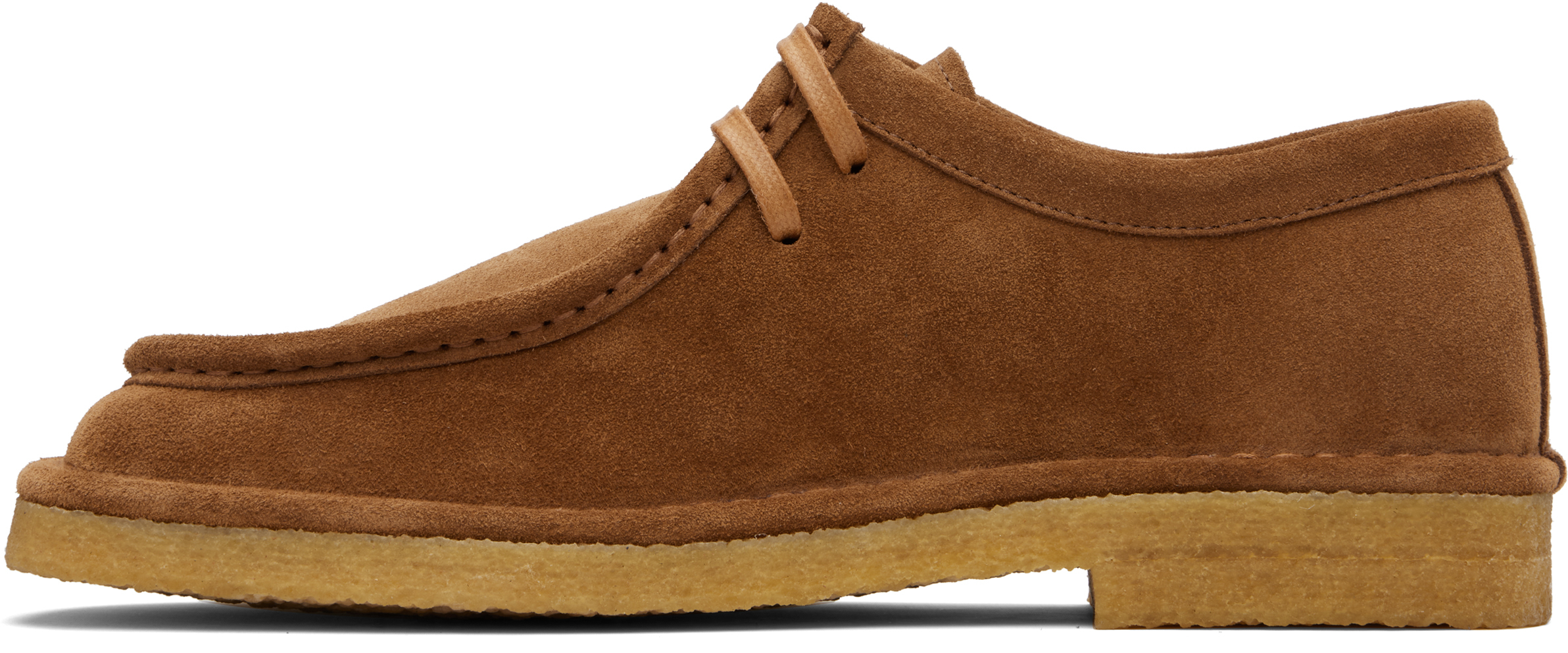 Bottega Veneta Tan Lace-up Daddy Oxfords In Brown