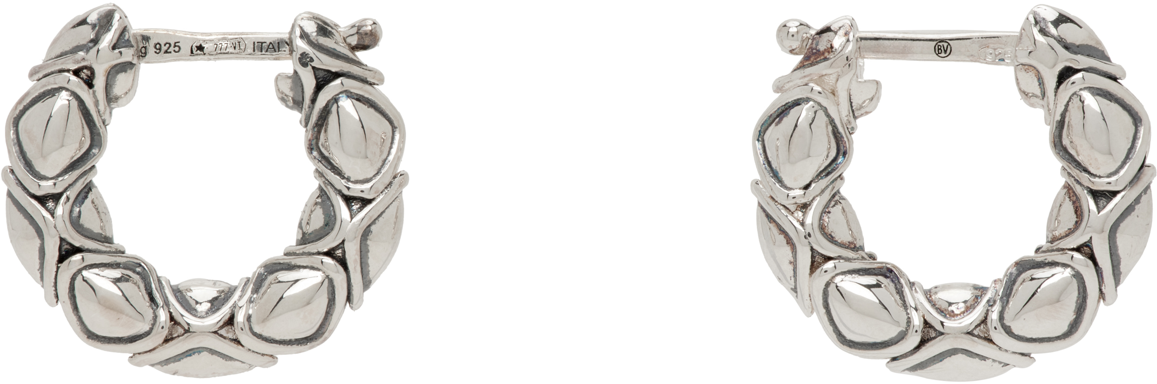 Bottega Veneta Engraved Earrings