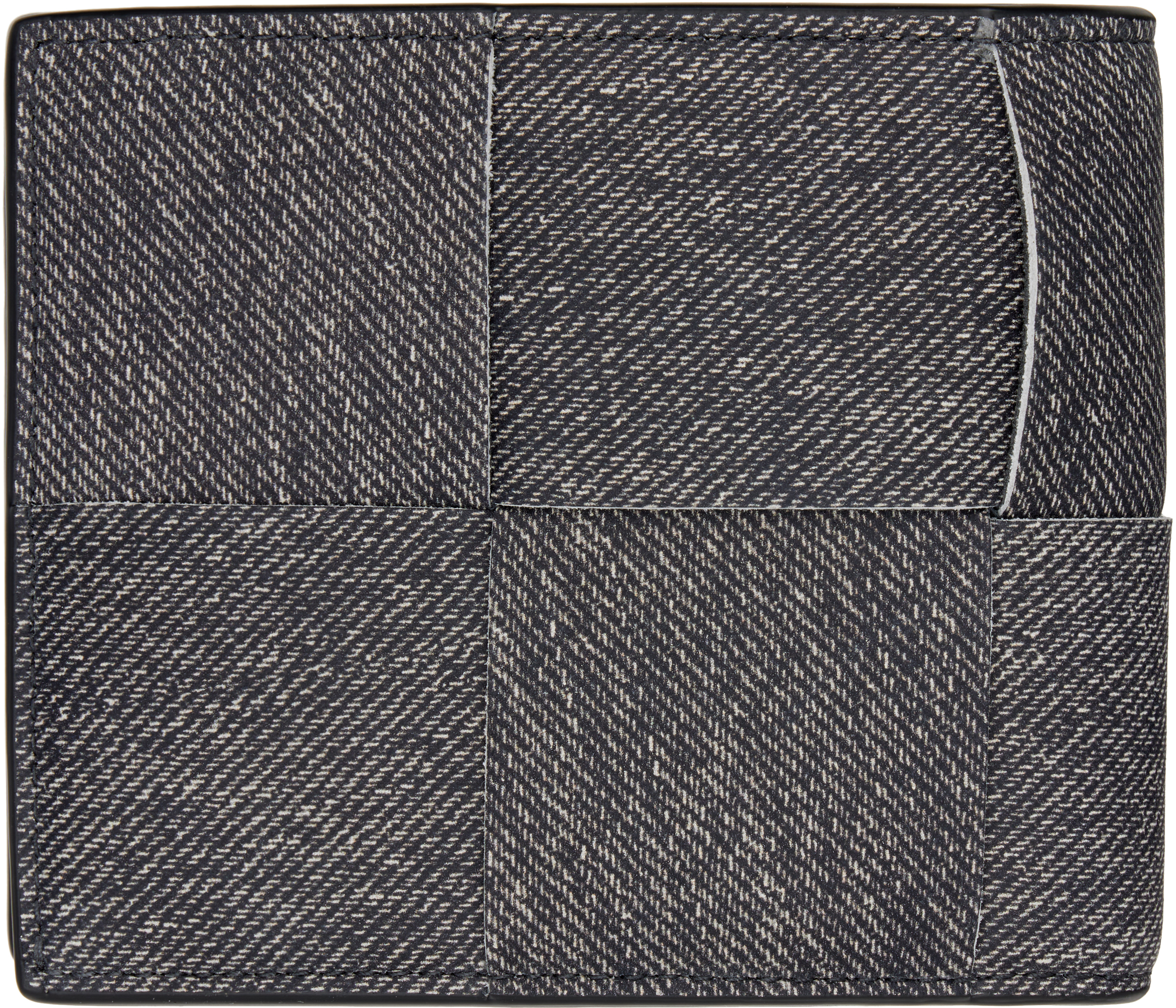 Bottega Veneta Gray Cassette Bi-fold Wallet