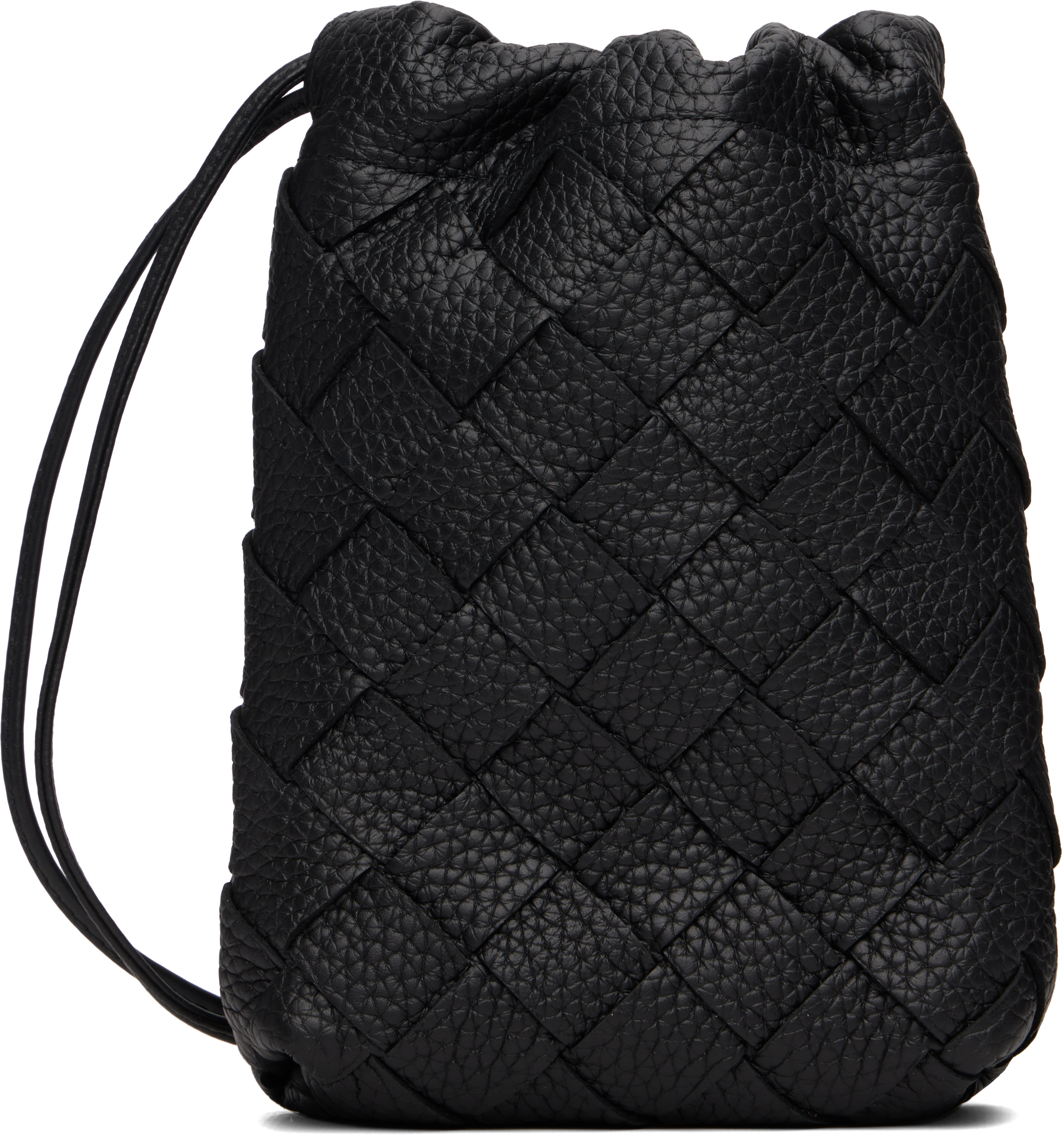 Bottega Veneta Black Vertical Dustbag Pouch