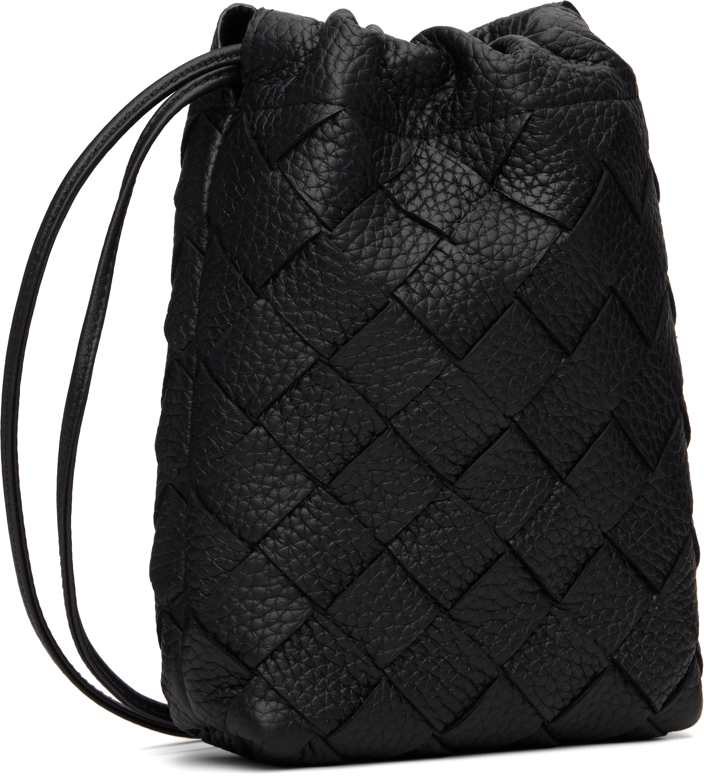 Bottega Veneta Black Vertical Dustbag Pouch