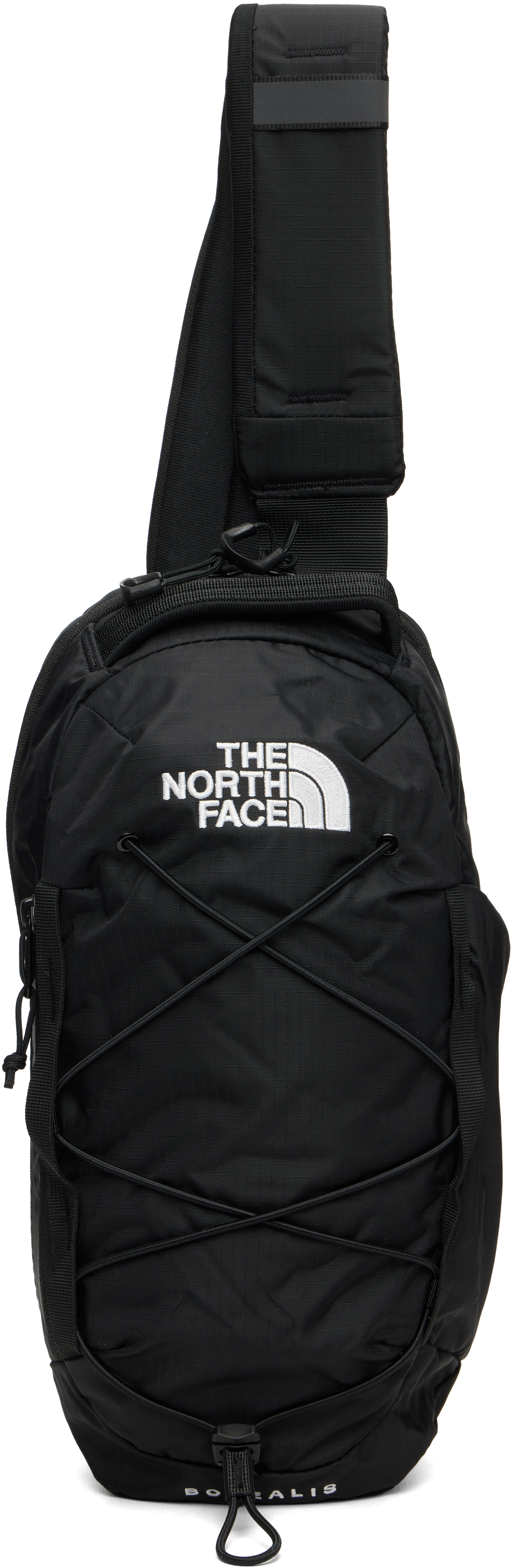 The North Face: Black Borealis Sling Backpack | SSENSE