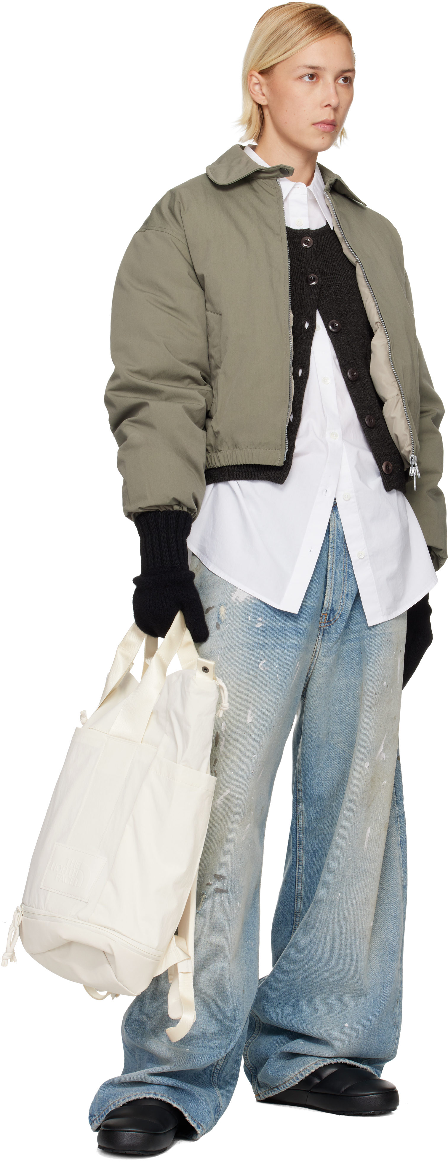 The North Face White Never Stop Utility Backpack