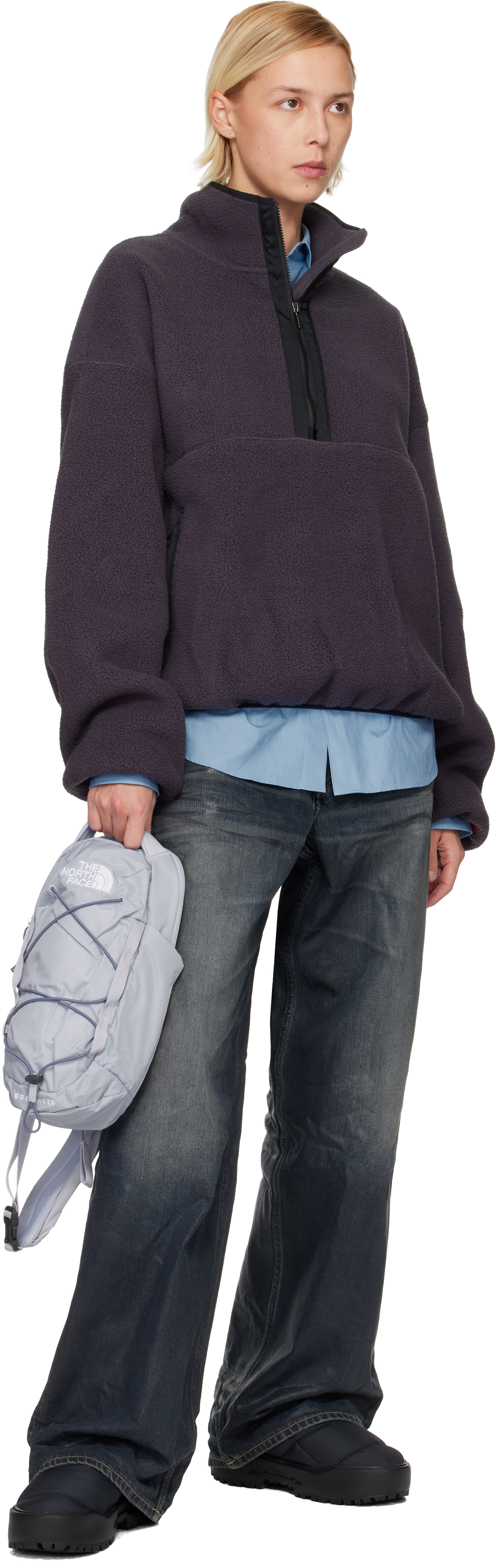 The North Face Blue Borealis Sling Backpack