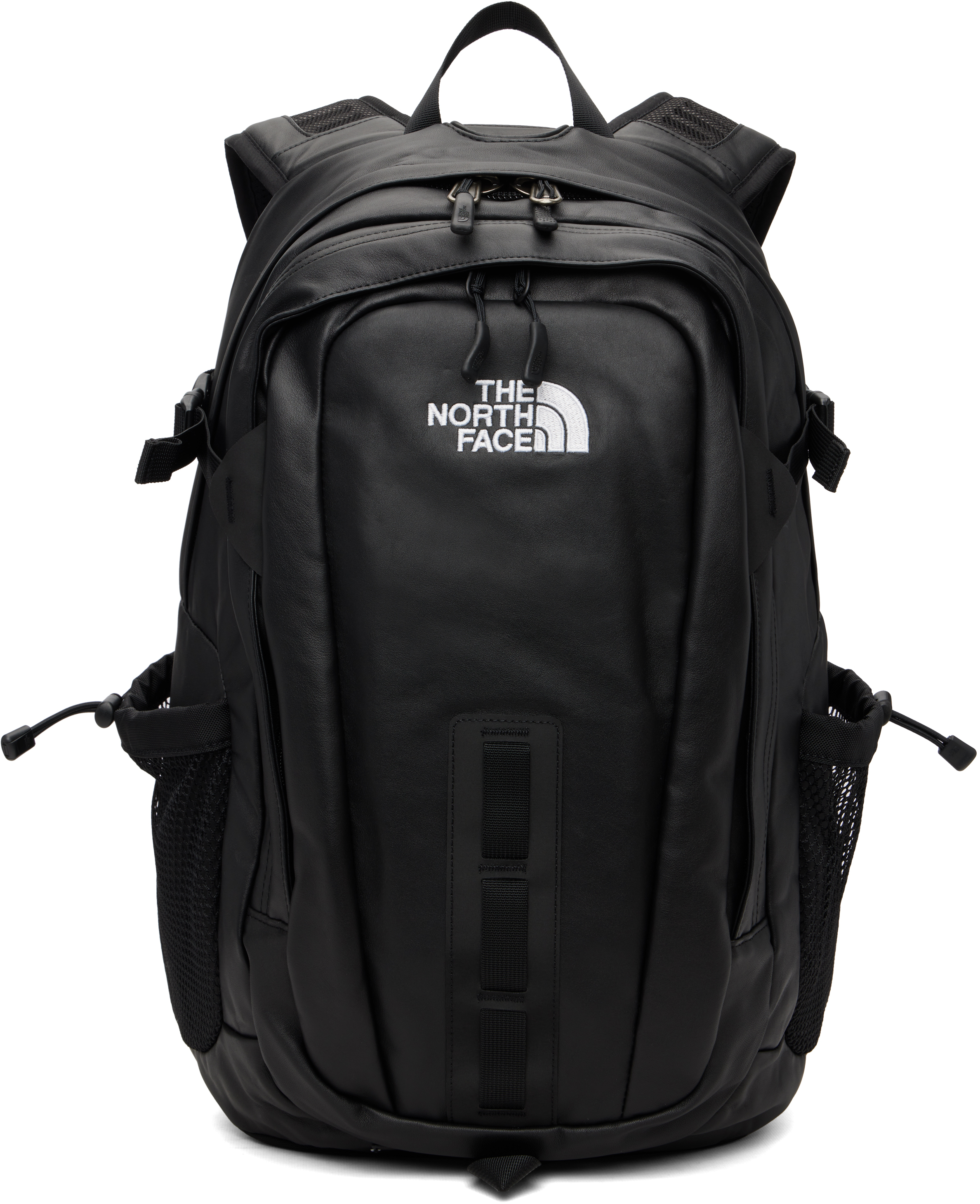 The North Face: Black 'Leather Pack' Hot Shot Backpack | SSENSE The North Face: Black 'Leather Pack' Hot Shot Backpack | SSENSE