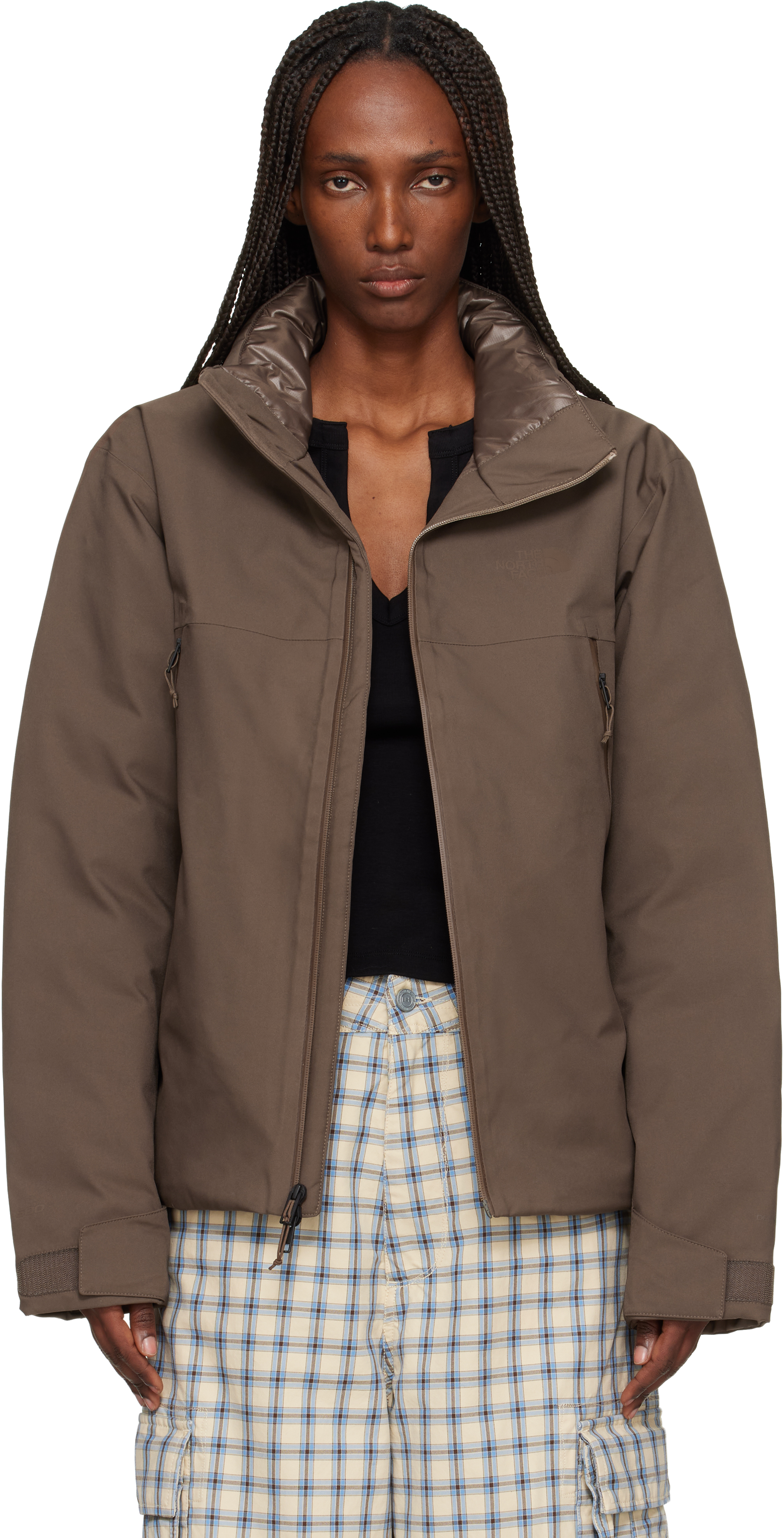 The North Face Brown Mountain Range Down Jacket
