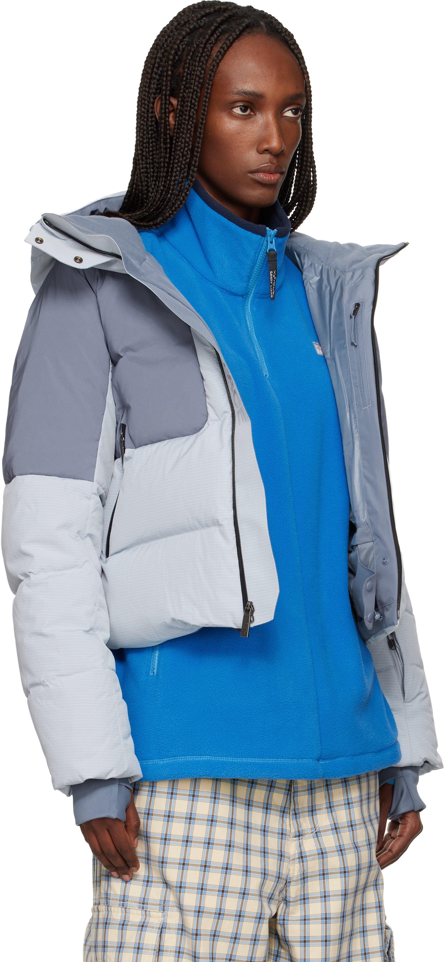 The North Face Blue Cold Spell Cropped Down Jacket