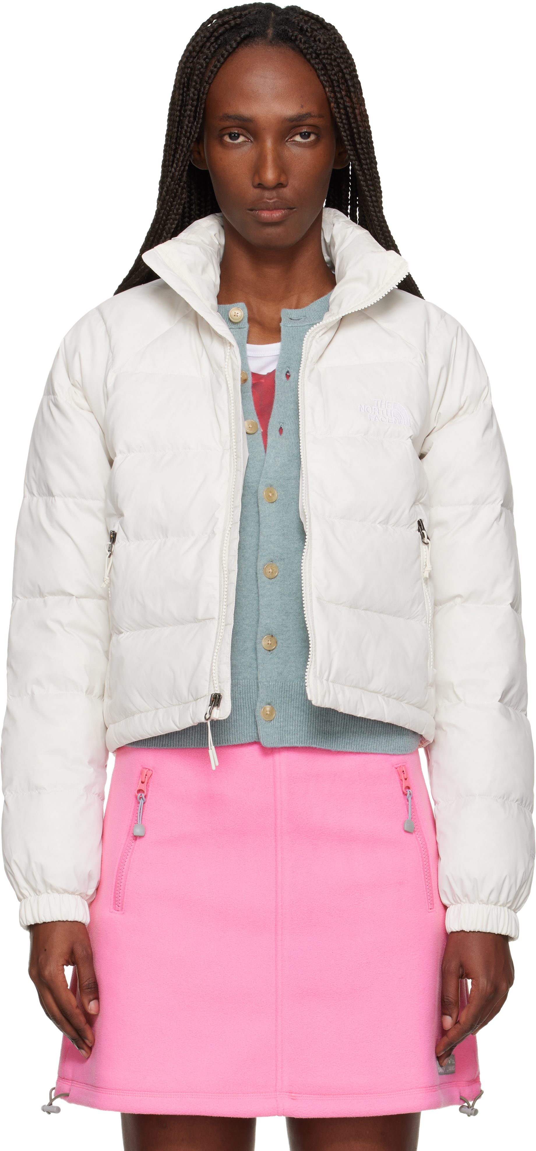 The North Face: オフホワイト Hydrenalite ダウンジャケット | SSENSE