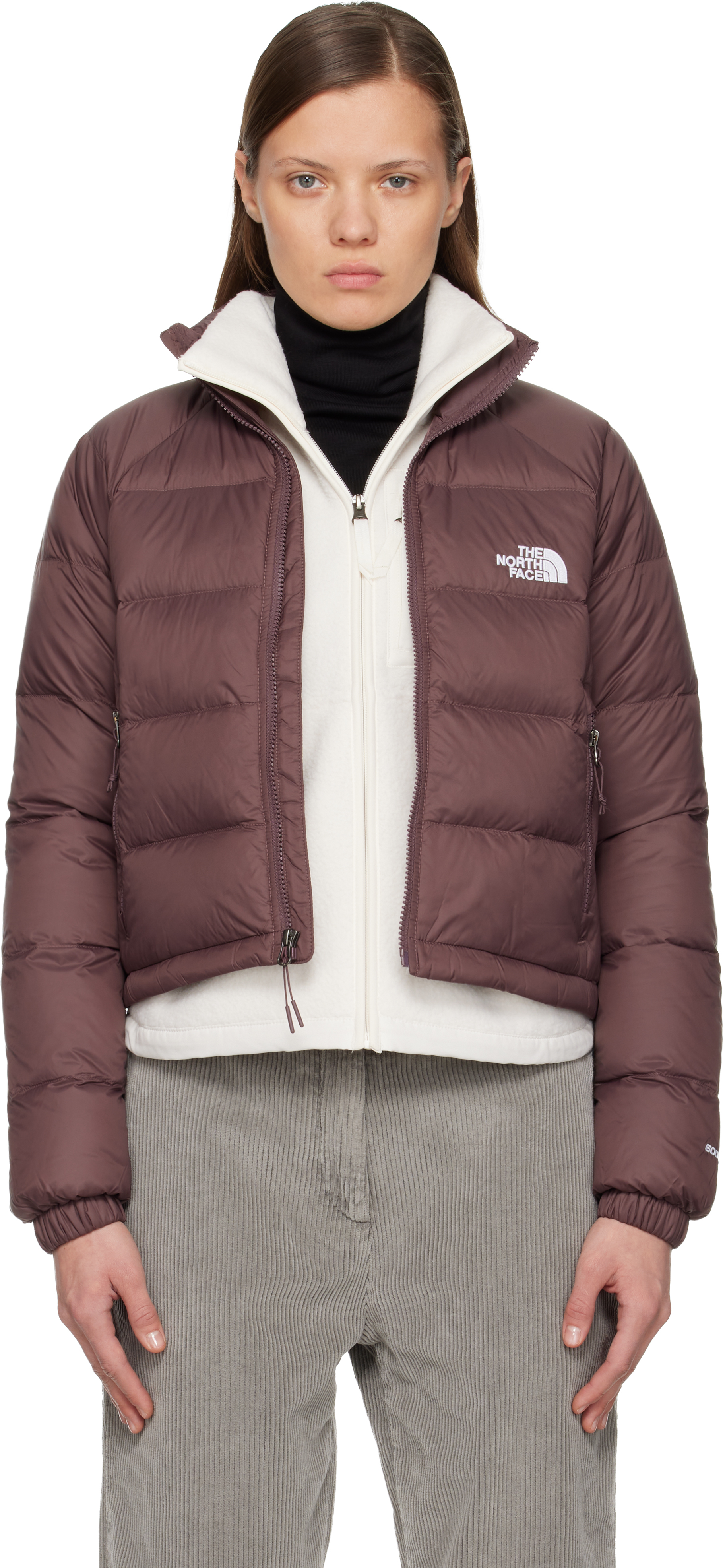 THE NORTH FACE Brown Down Jacket