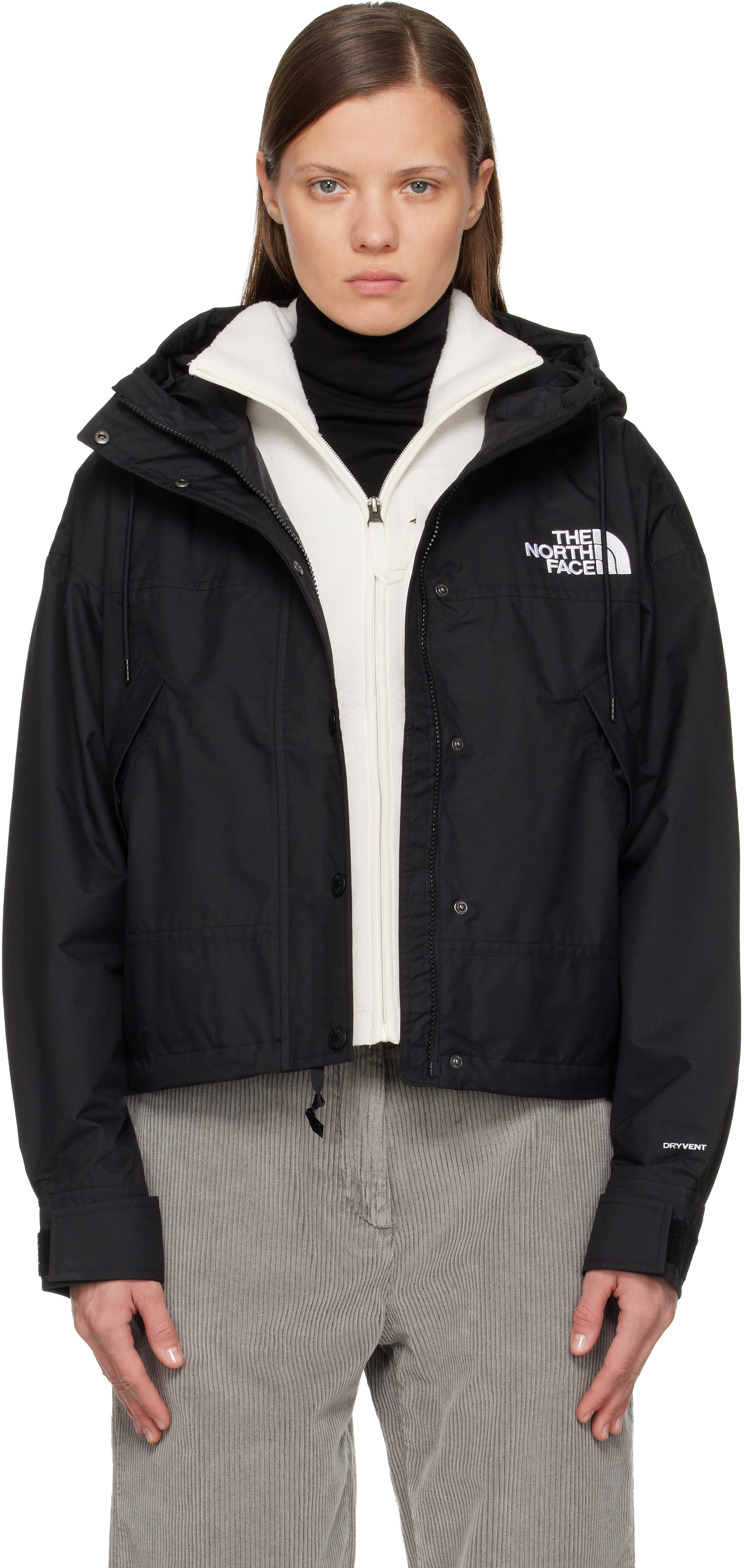 The North Face Black Reign On Rain Jacket