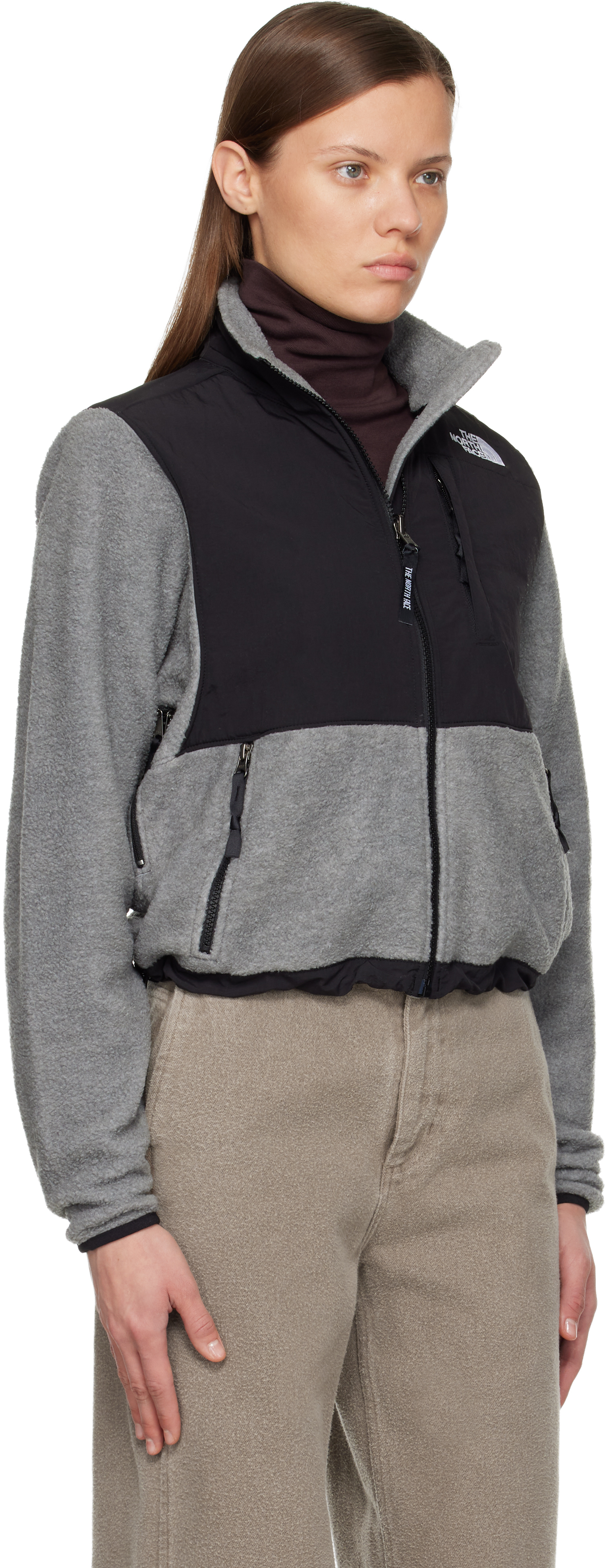 The North Face Gray & Black Retro Denali Jacket