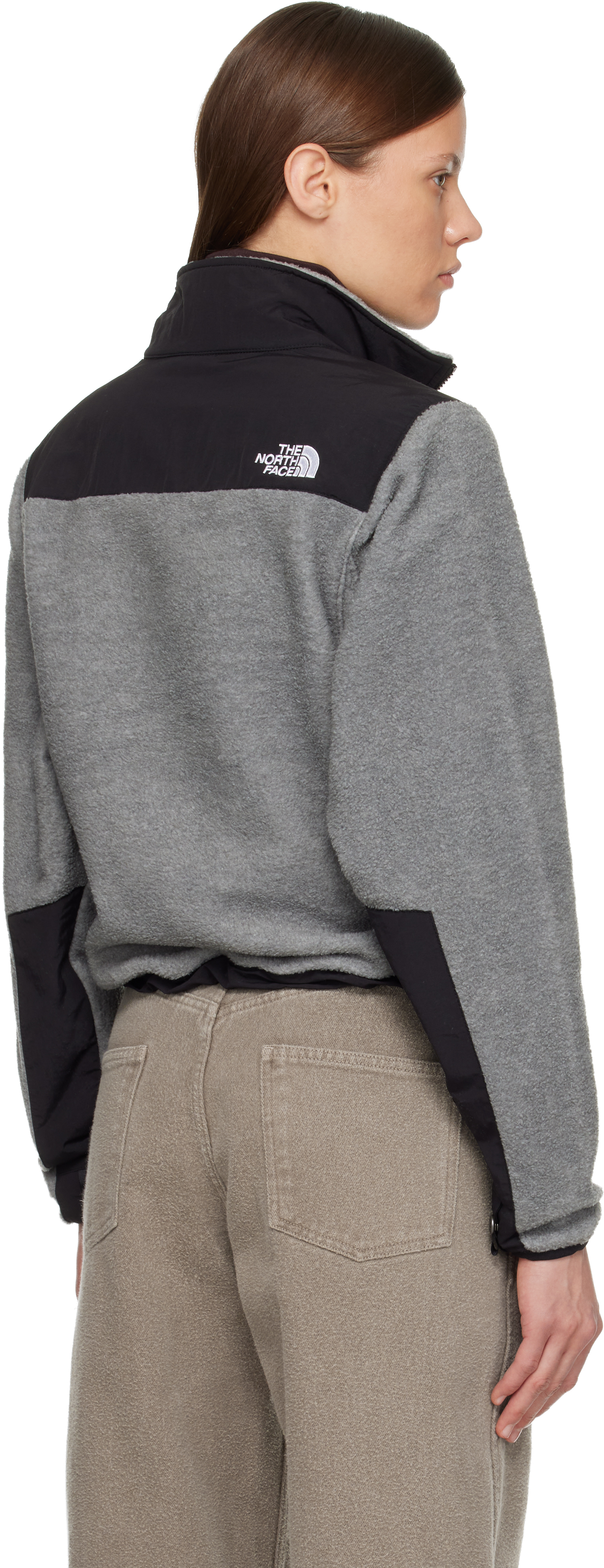 The North Face Gray & Black Retro Denali Jacket