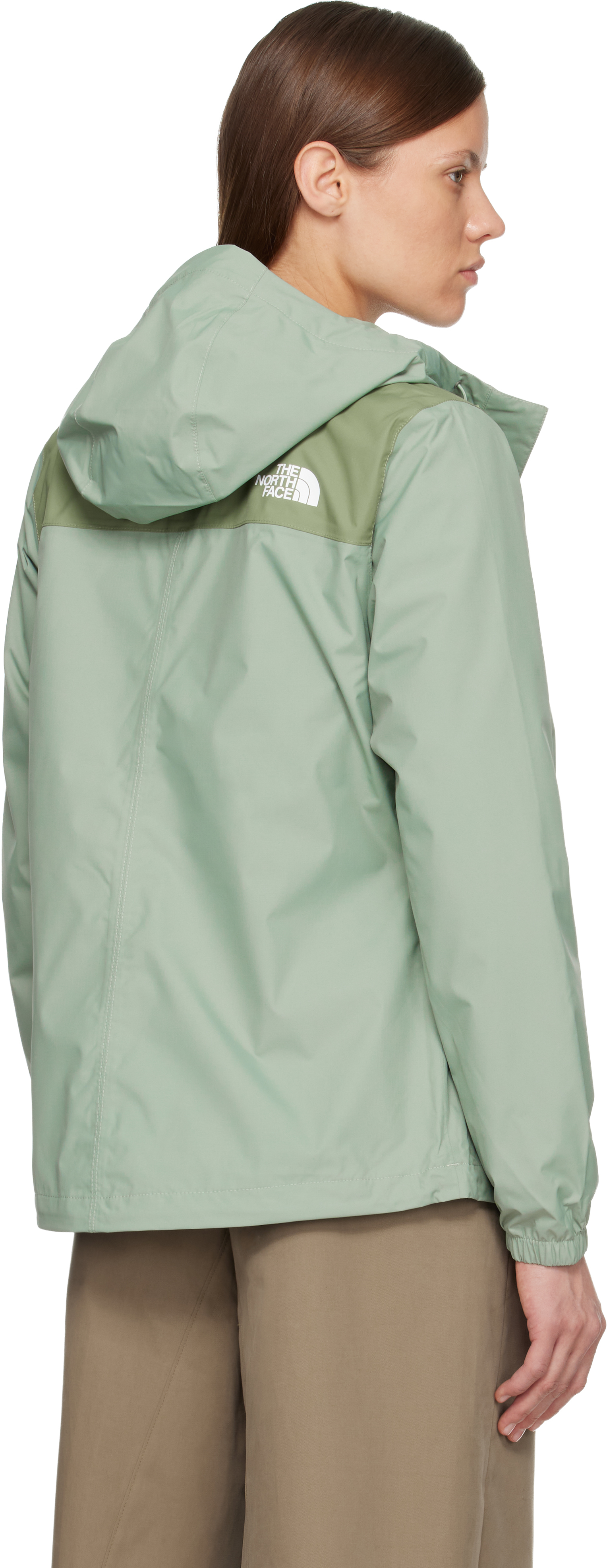 The North Face Green Antora Rain Jacket