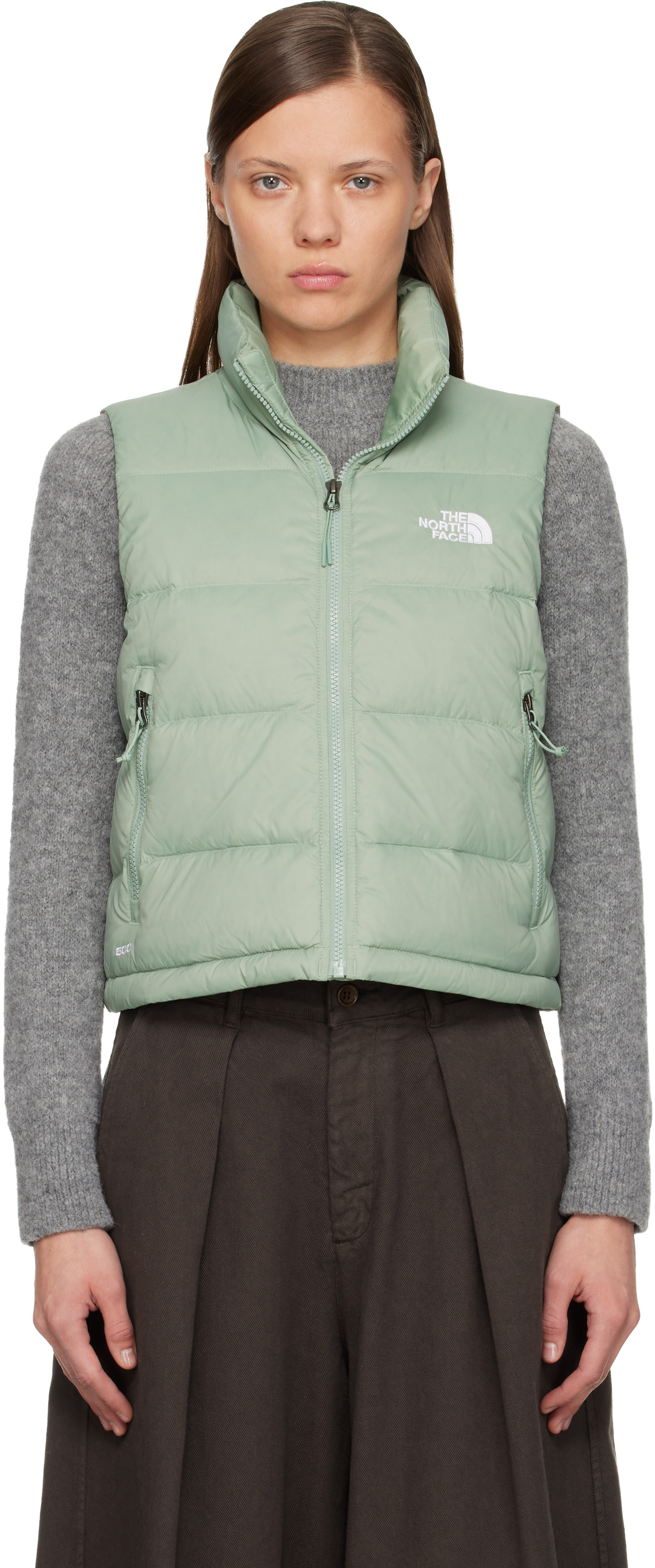The North Face Green Hydrenalite A-line Down Vest
