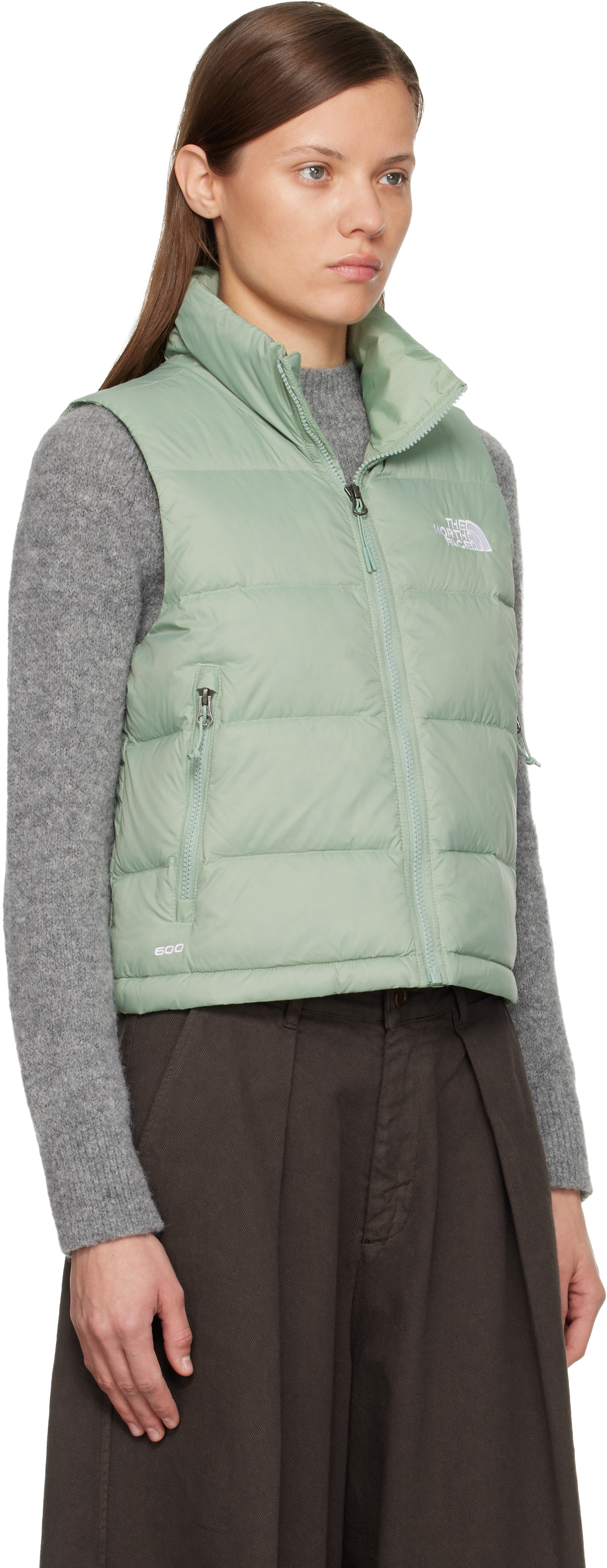 The North Face Green Hydrenalite A-line Down Vest