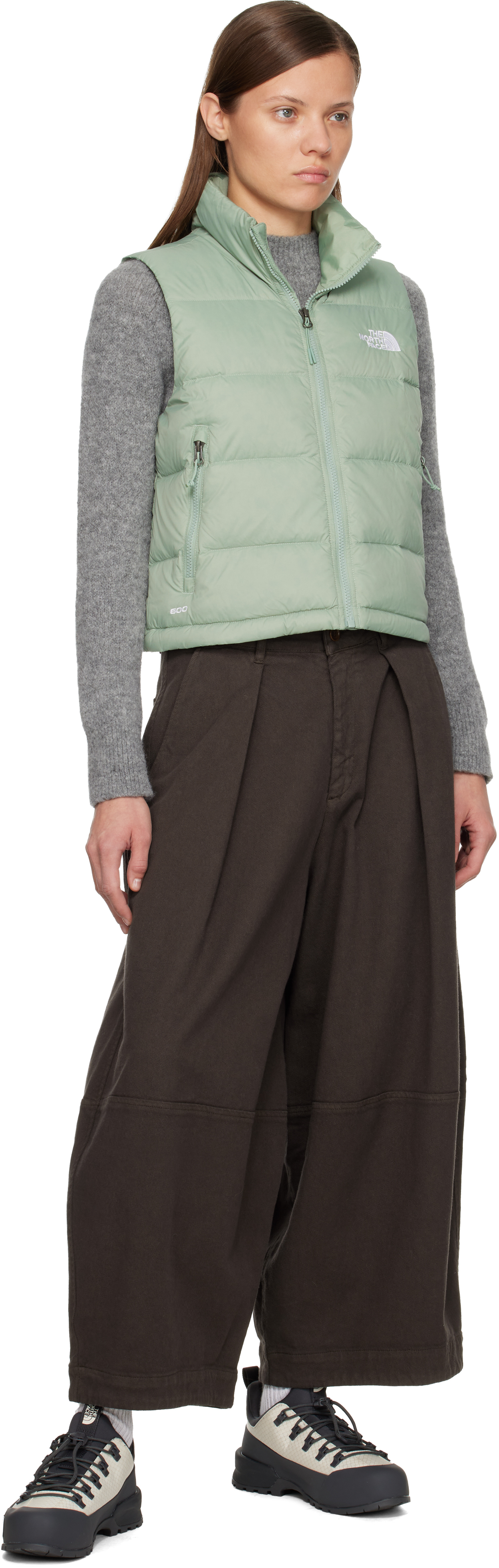 The North Face Green Hydrenalite A-line Down Vest