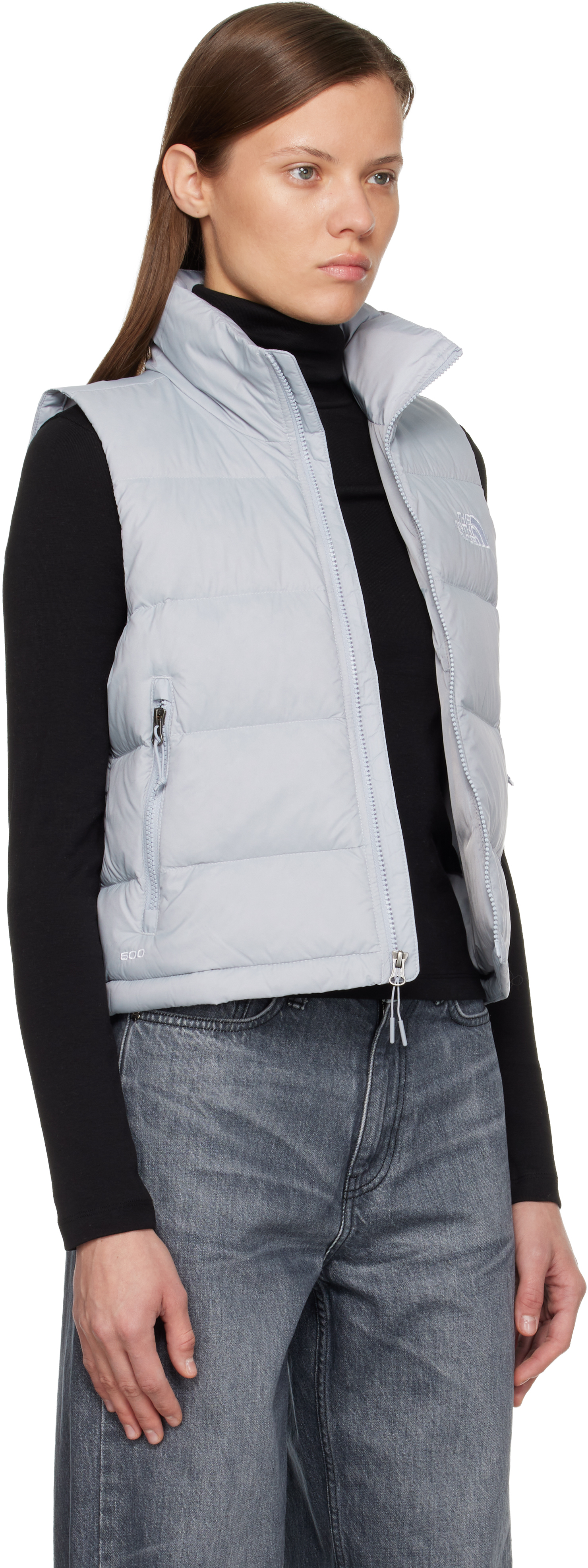 The North Face Gray Hydrenalite A-line Down Vest